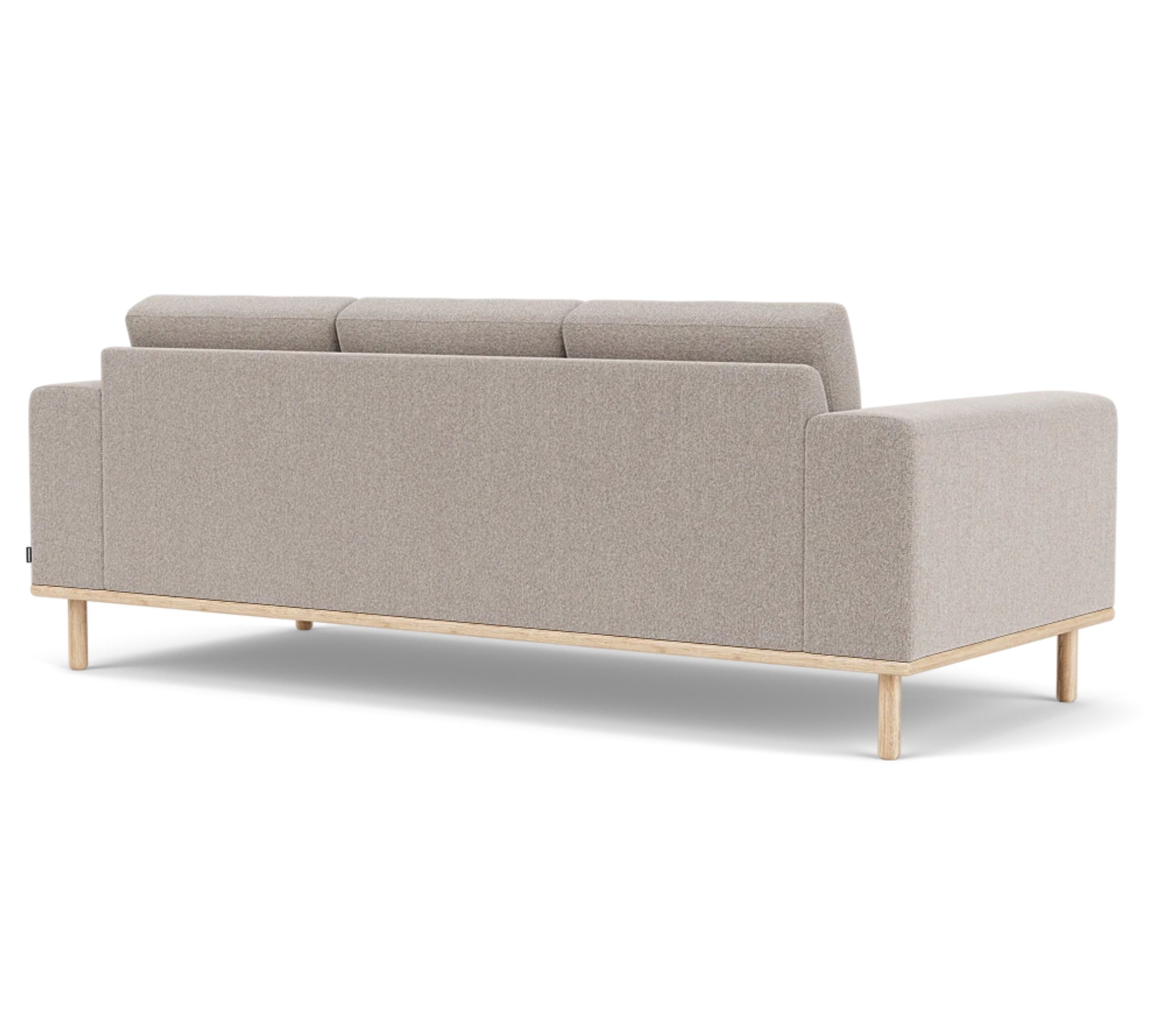 Vilmar Sofa 3-Sitzer Agnes Brown