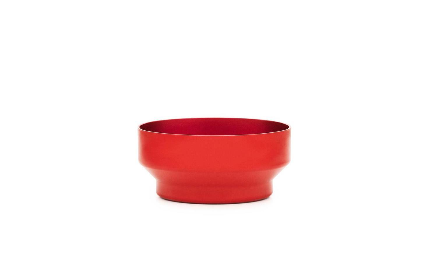 Meta Schale Metall Rot