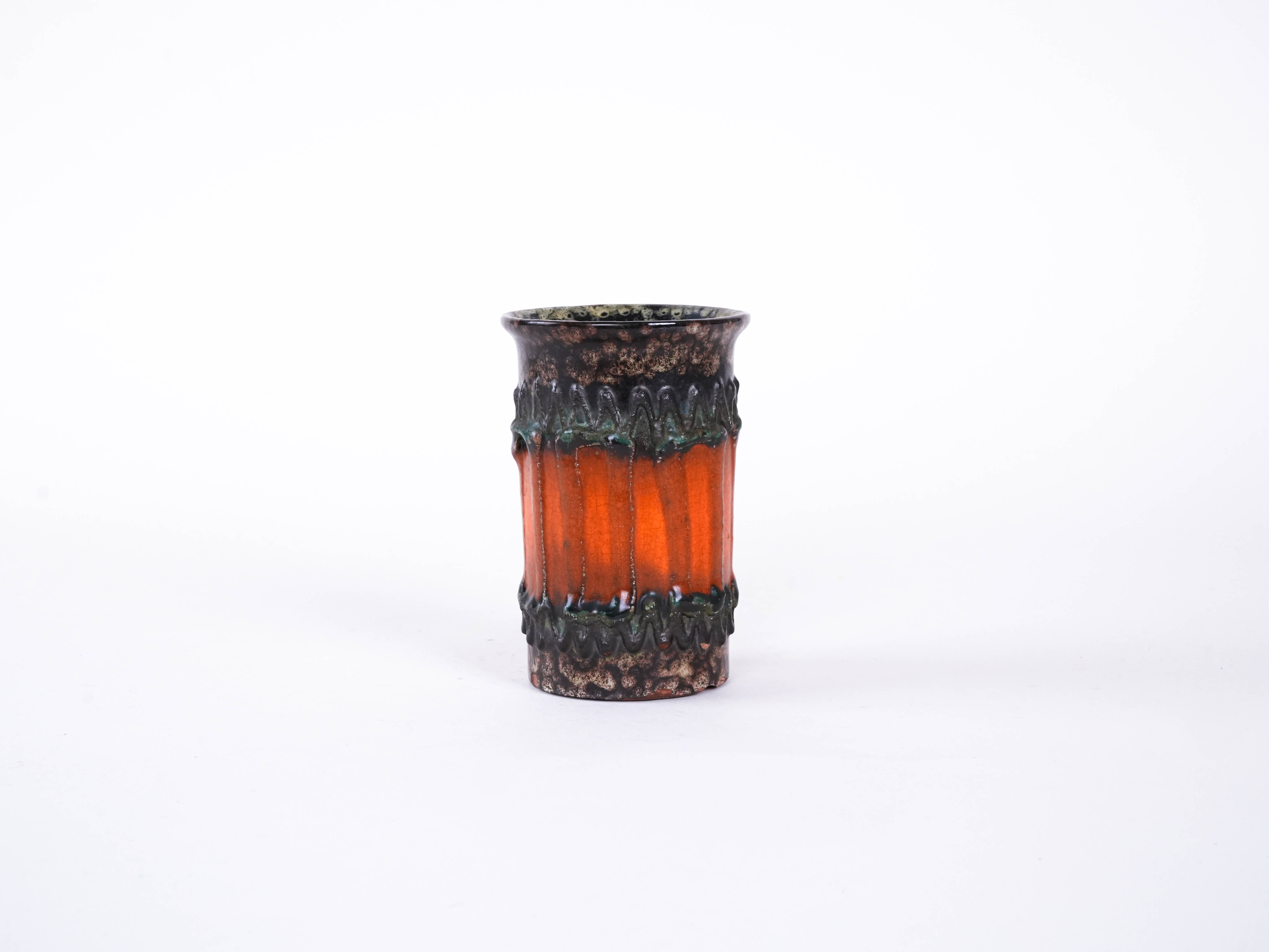 Keramikvase 1960er Jahre