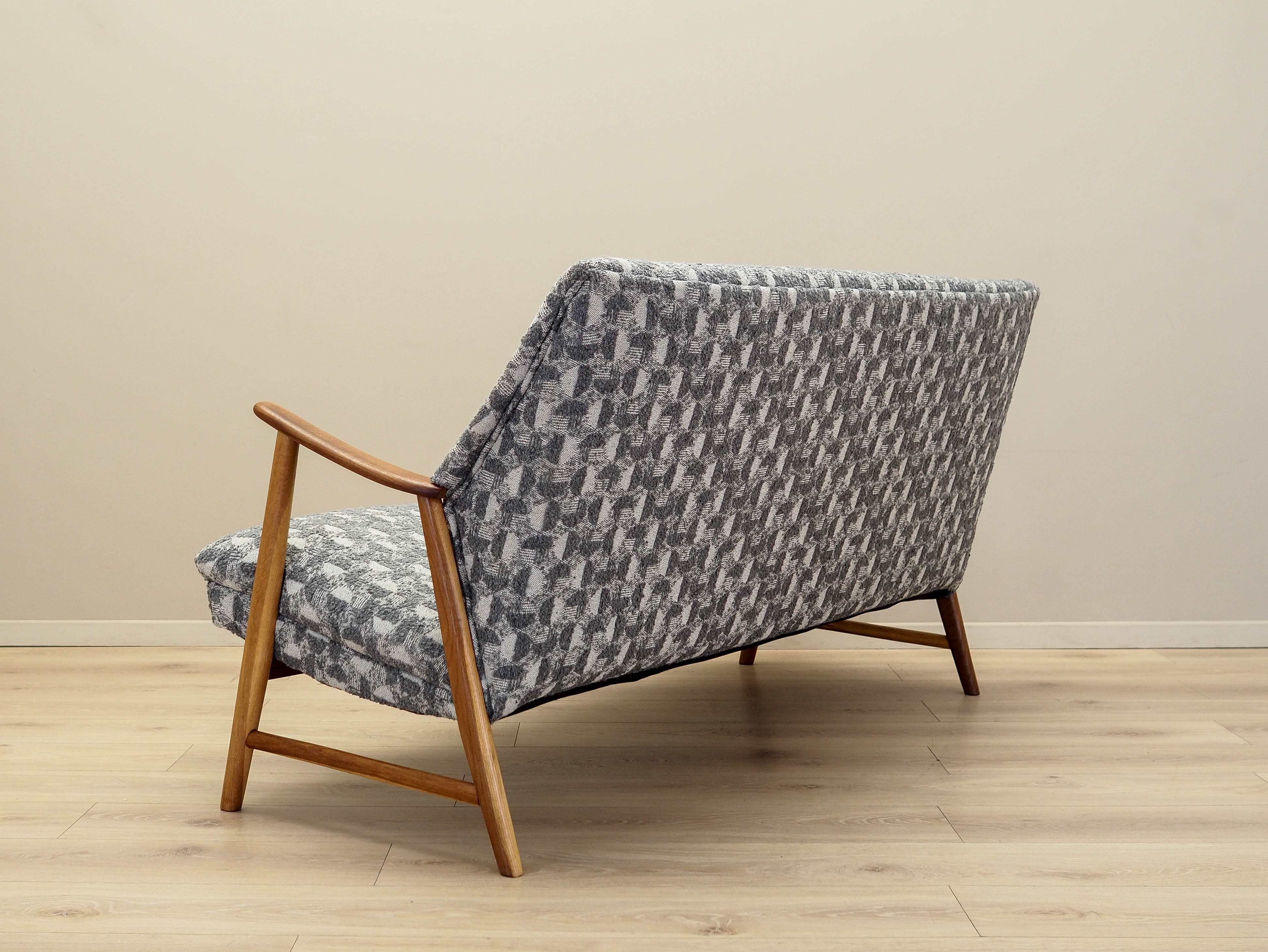 Colorful Oak Sofa 1970s