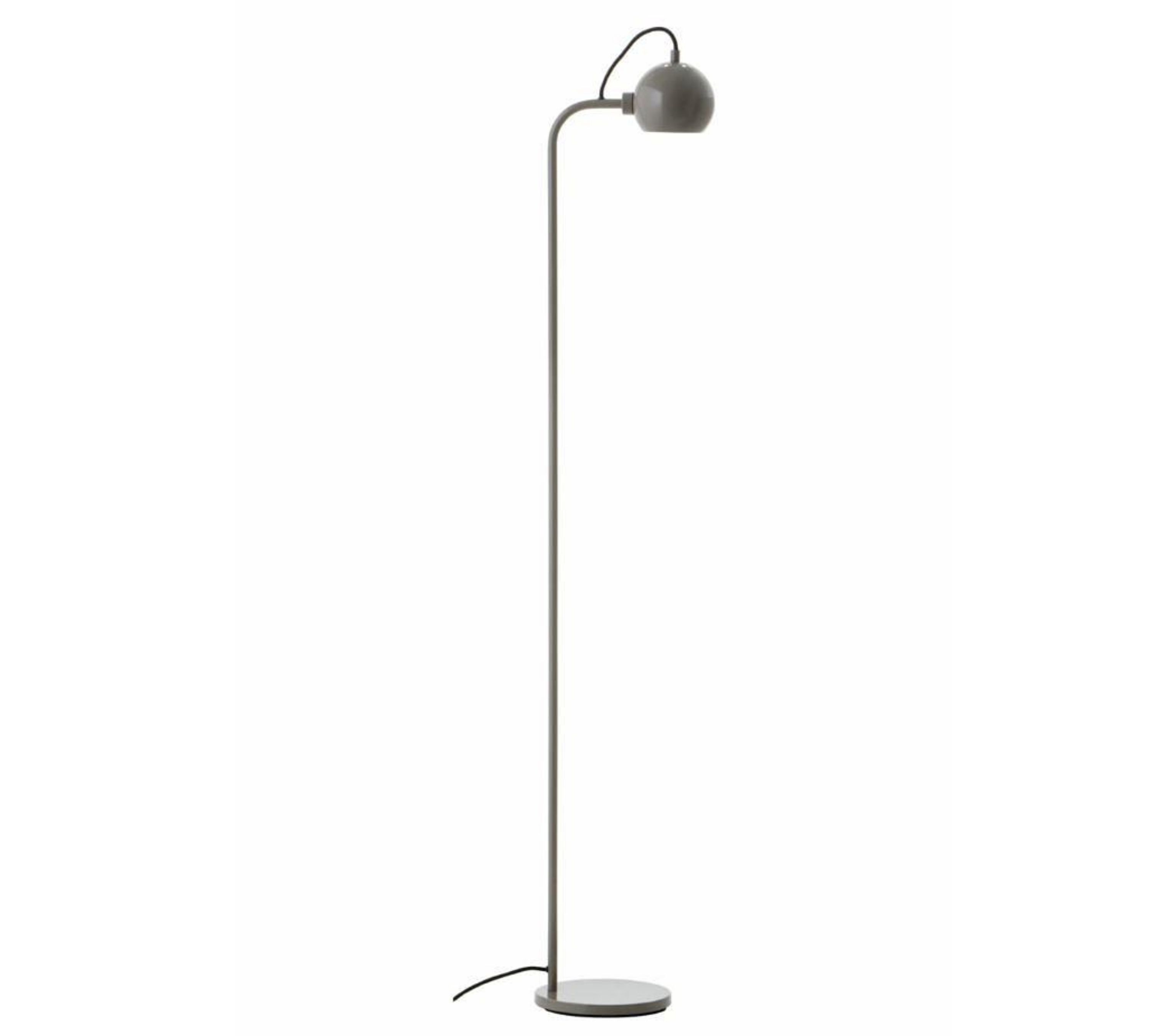 Ball Stehleuchte Glossy Warm Grey