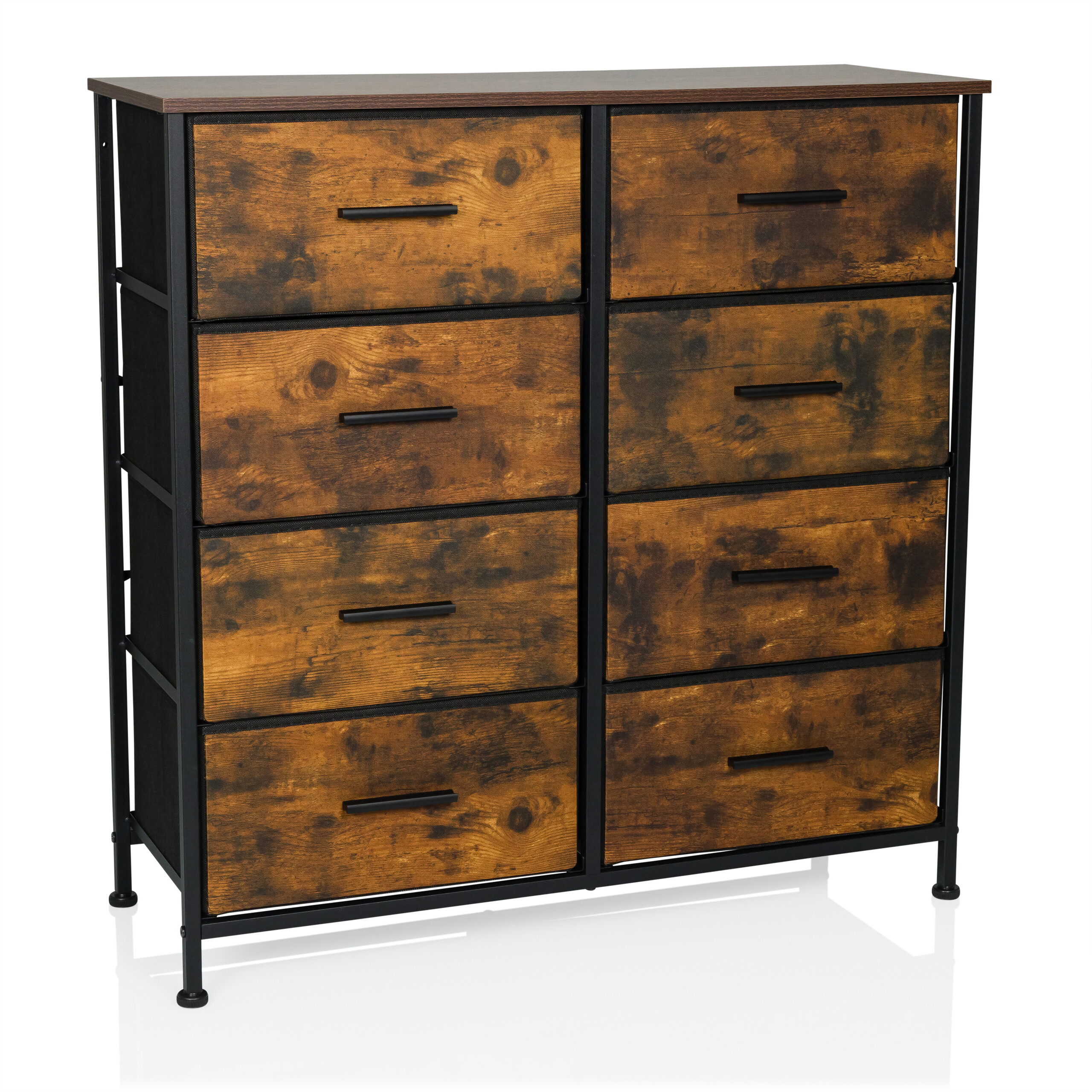 RAGALA LIGHT Wood veneer chest of drawers