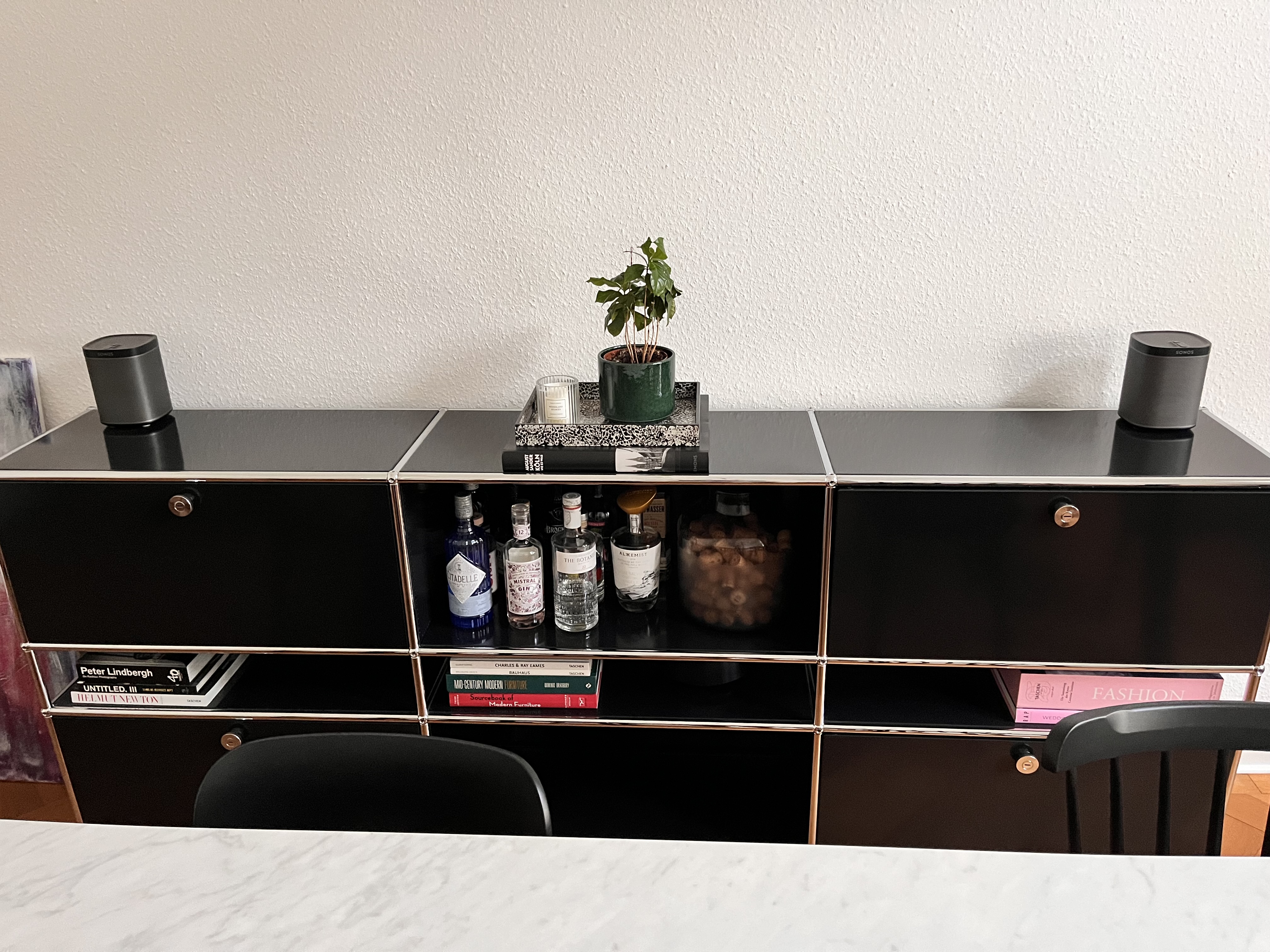 USM Haller Sideboard Metall Schwarz