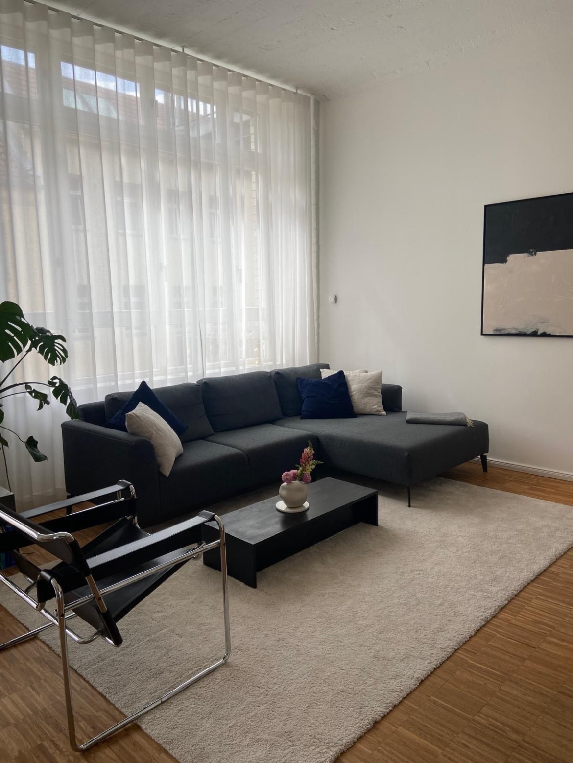 Modell 162 Ecksofa Kvadrat Grau