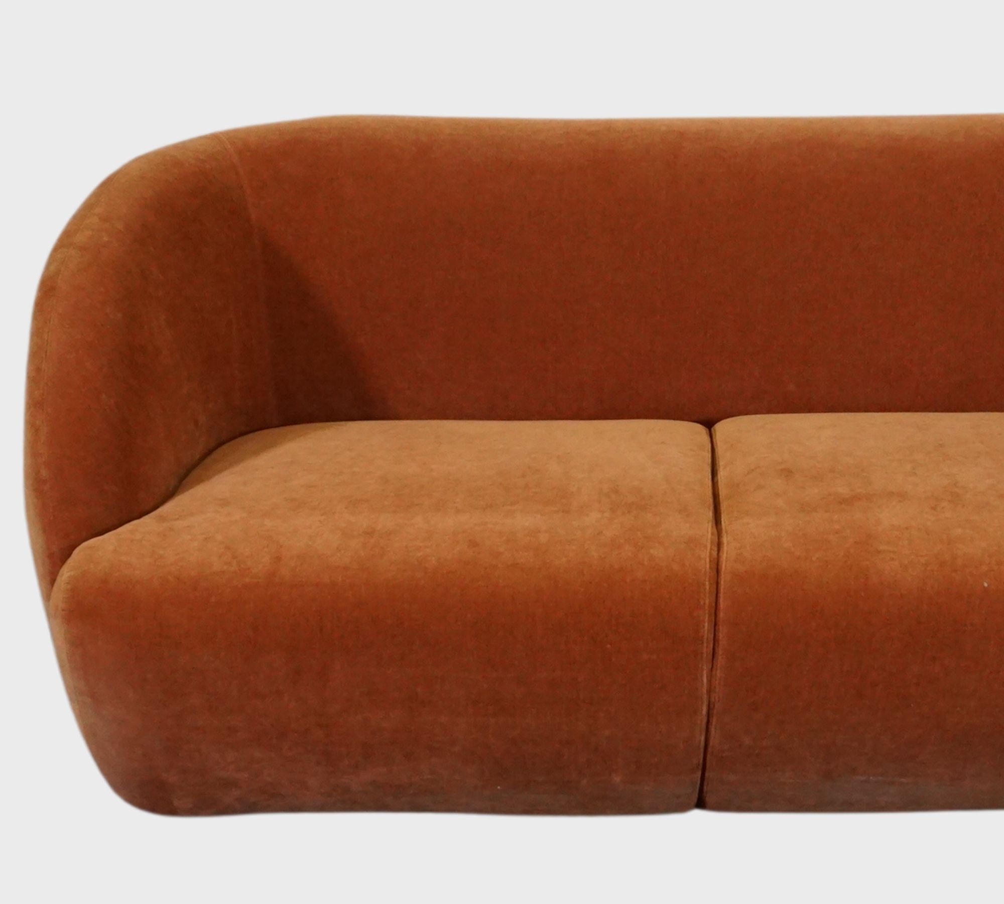 Design-Award-Winning Paula Sofa 2-Sitzer Moss Rust