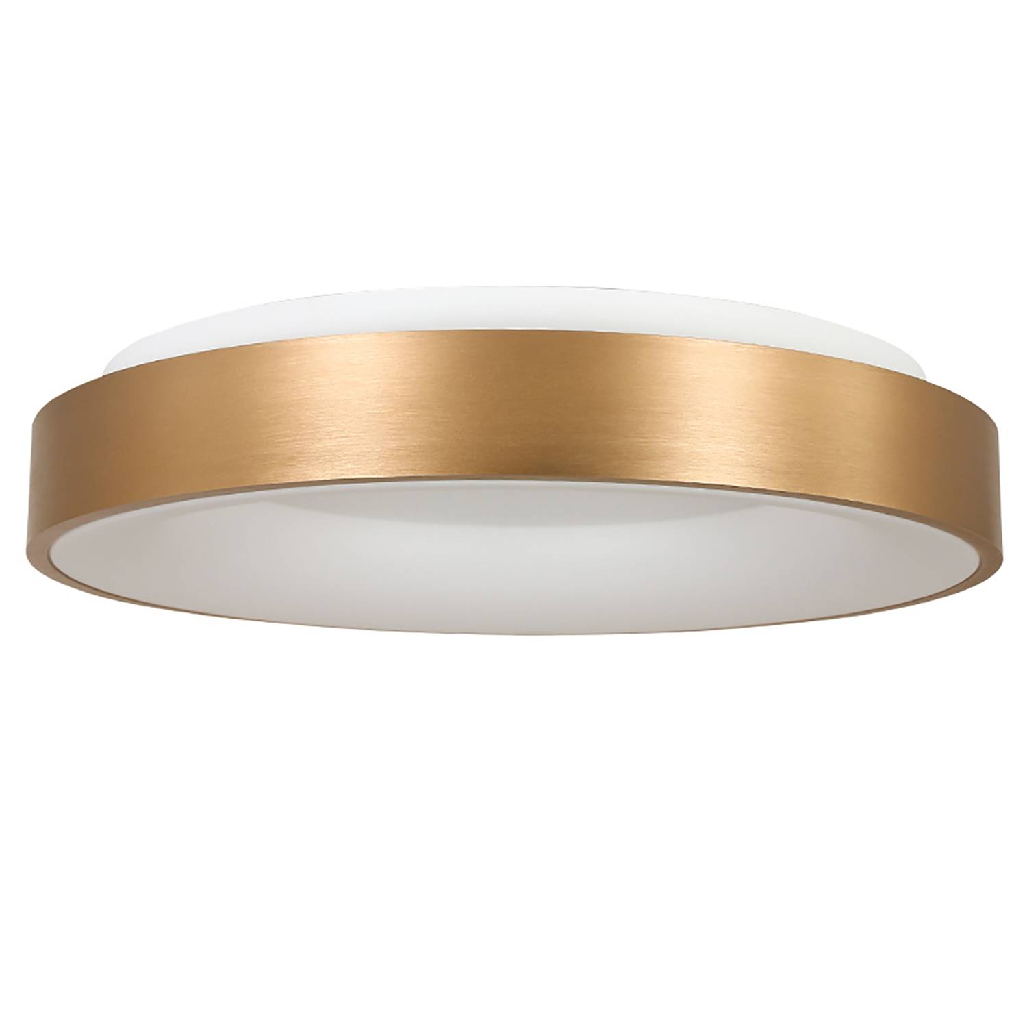 LED-Deckenleuchte Ringlede Aluminium Gold Durchmesser: 38 cm