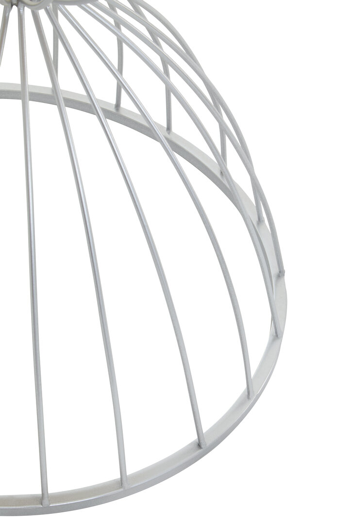 Jolie Hourglass Side Table Stainless Steel Silver