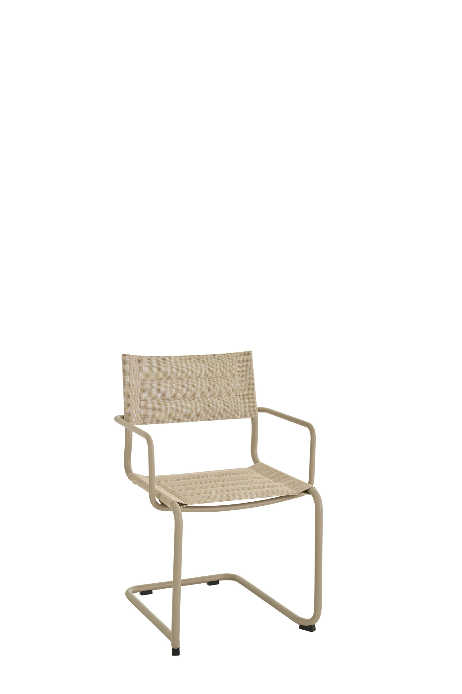 Sosta Sessel Edelstahl Pulverbeschichtet Perlbeige