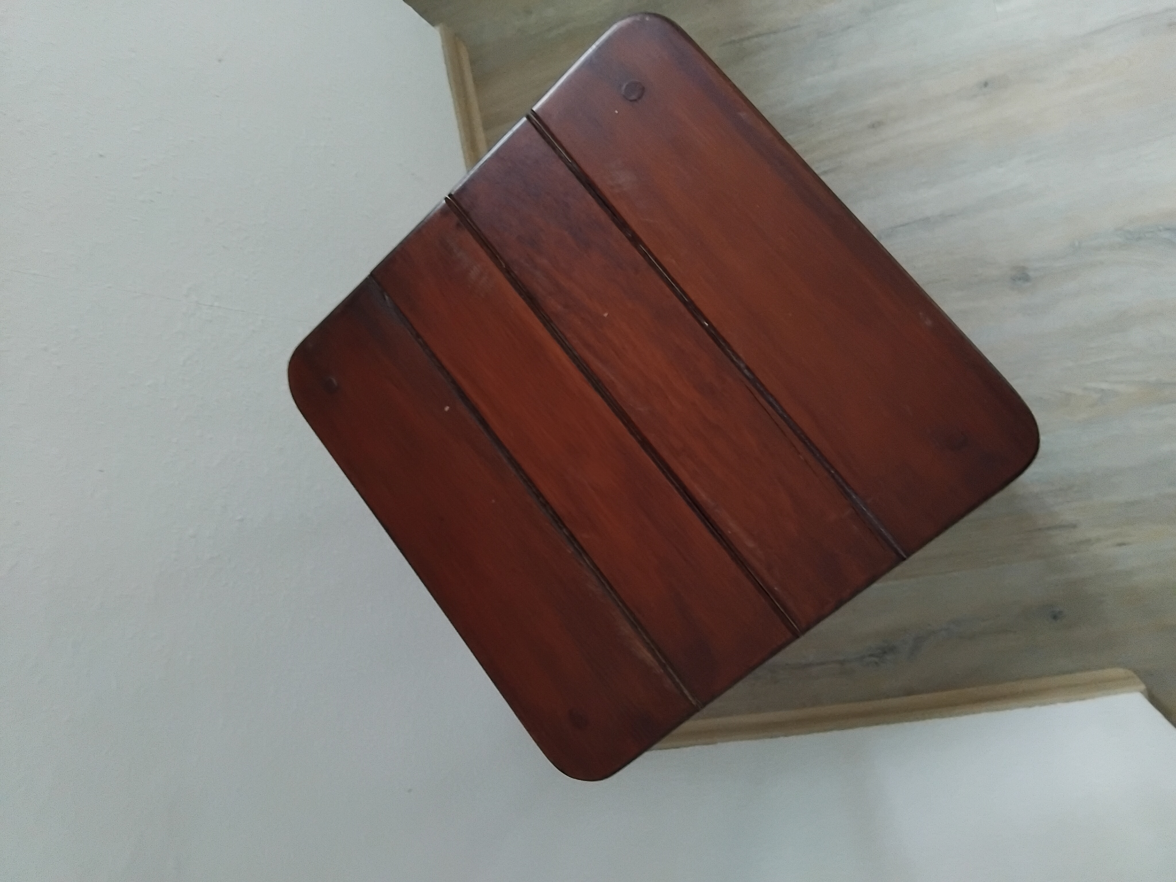 Plant stand wood brown