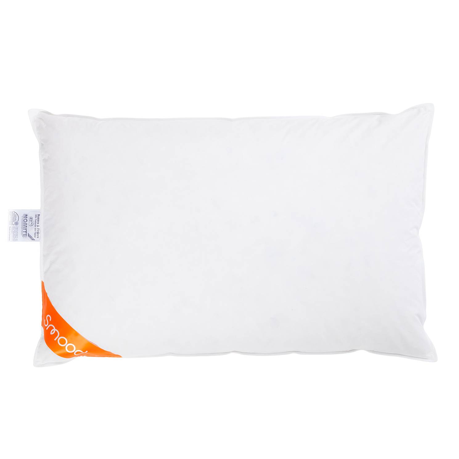 Kopfkissen Smood Federn Daunen Weiß 65 x 100 cm