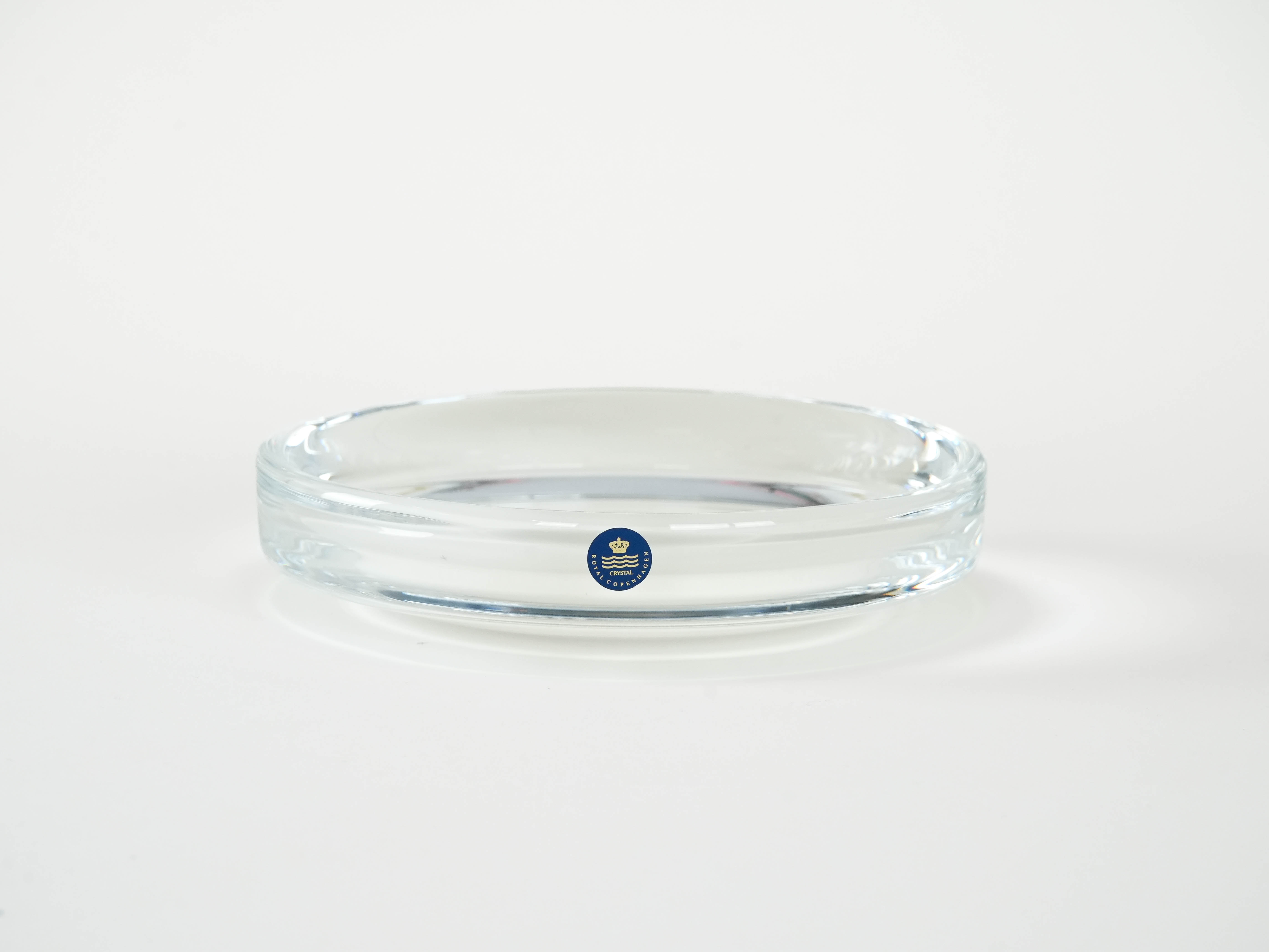 Crystal plate Transparent 1970s