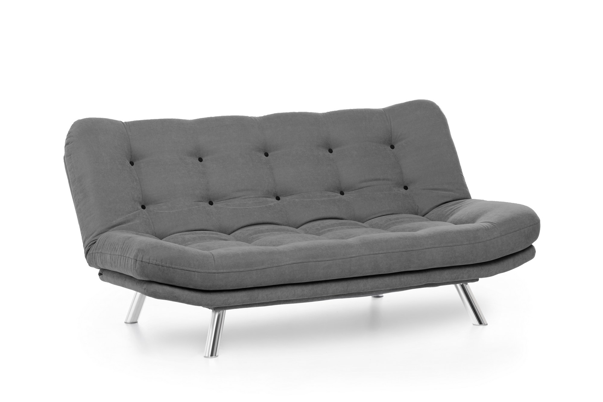 Misa Schlafsofa 3-Sitzer Grau