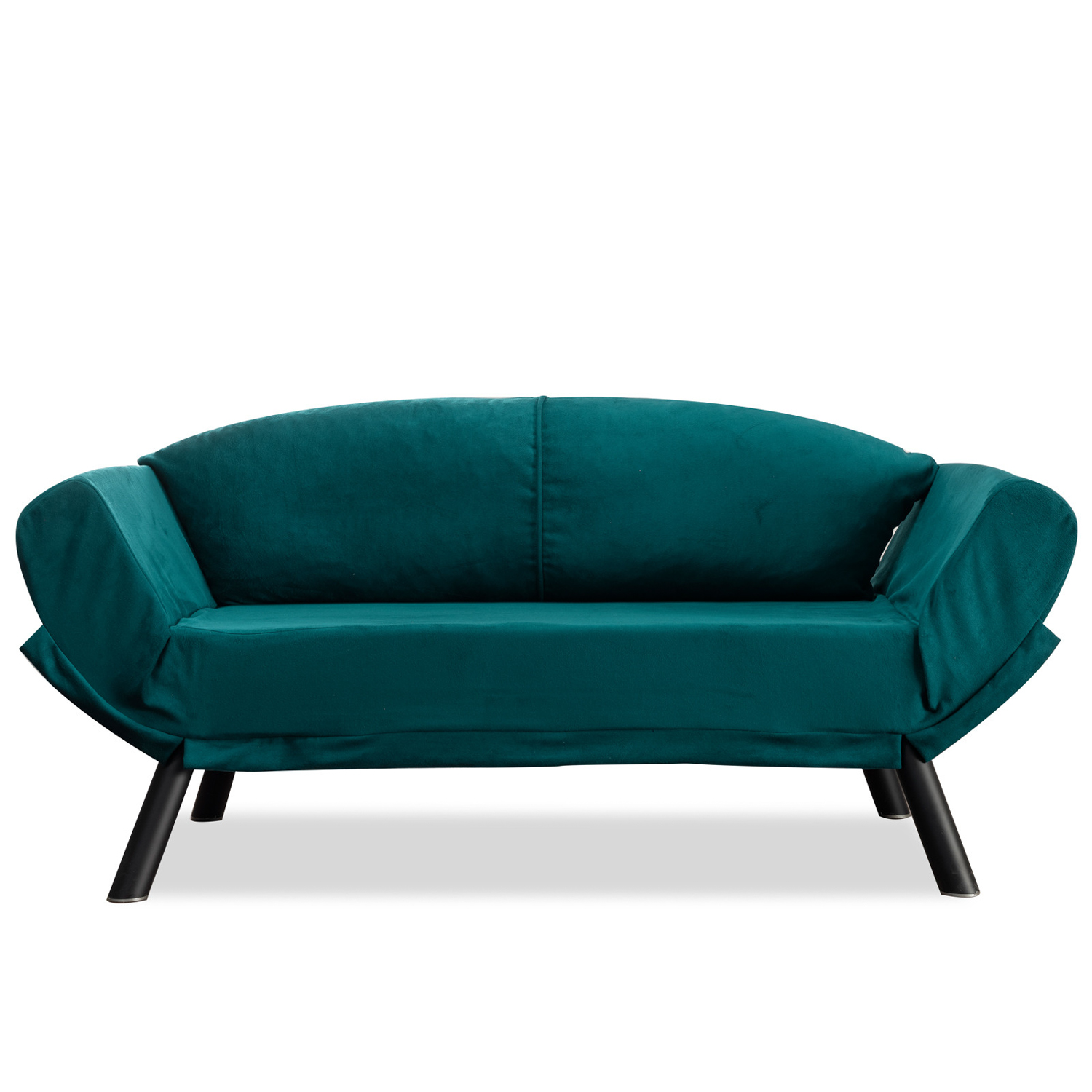 Genzo Schlafsofa 2-Sitzer Petrol Blau