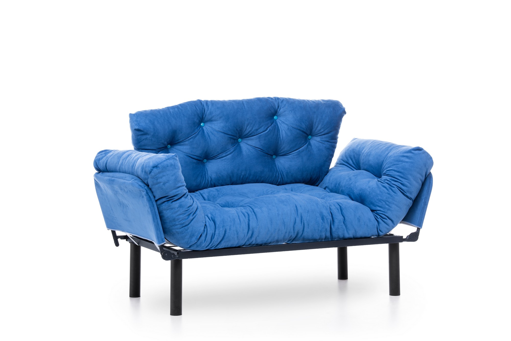 Nitta Schlafsofa 2-Sitzer Blau