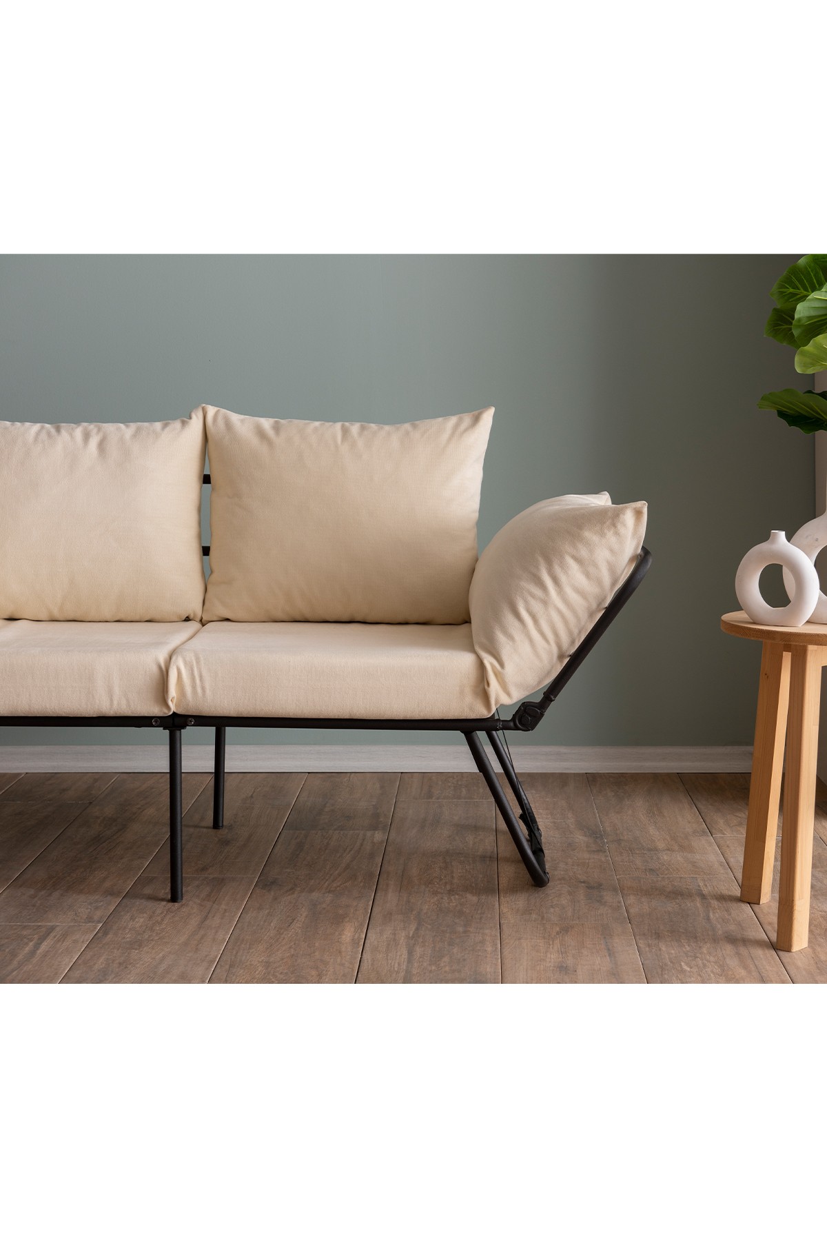 Viper Sofa 2-Sitzer helles Creme