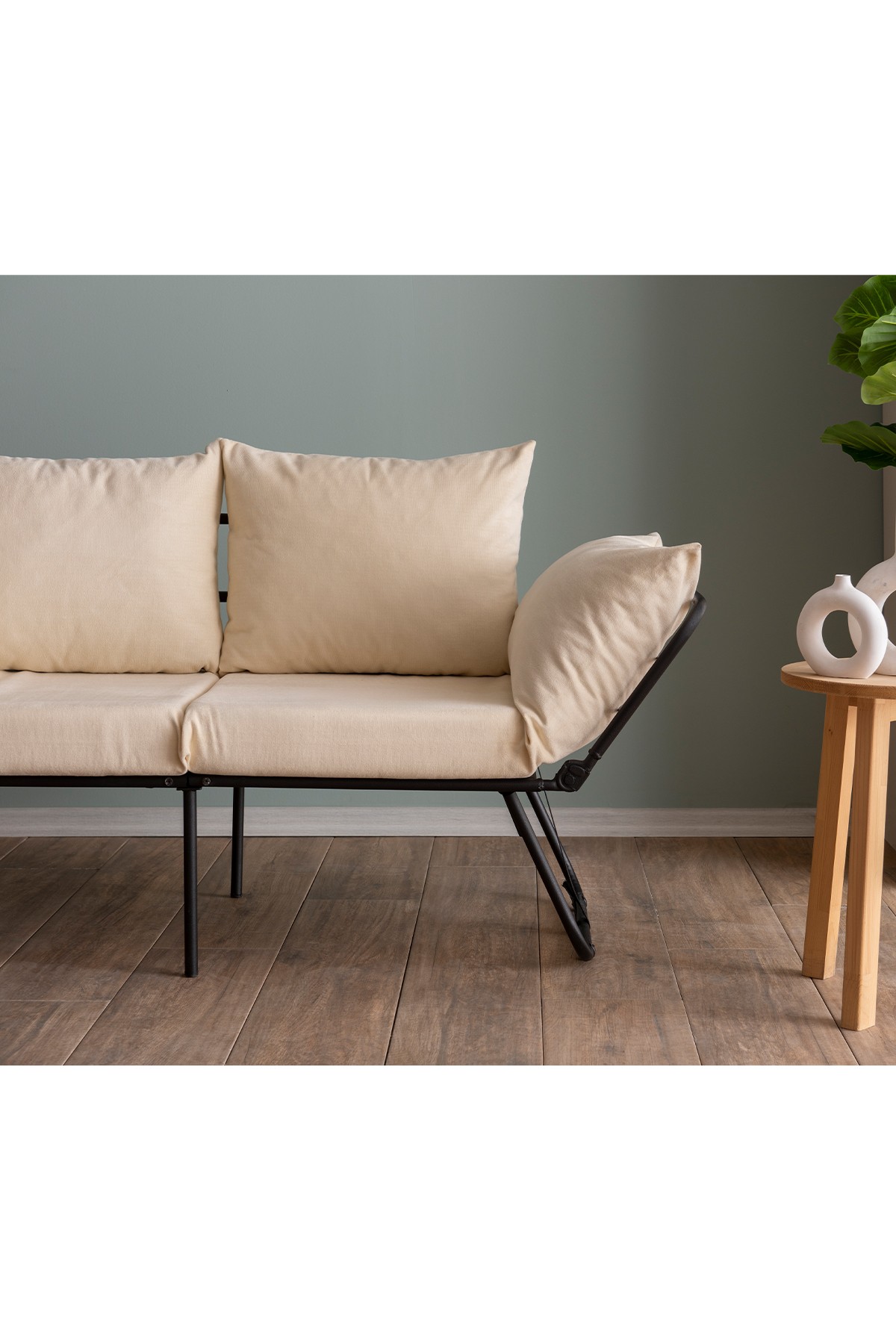 Viper Sofa 2-seater light cream