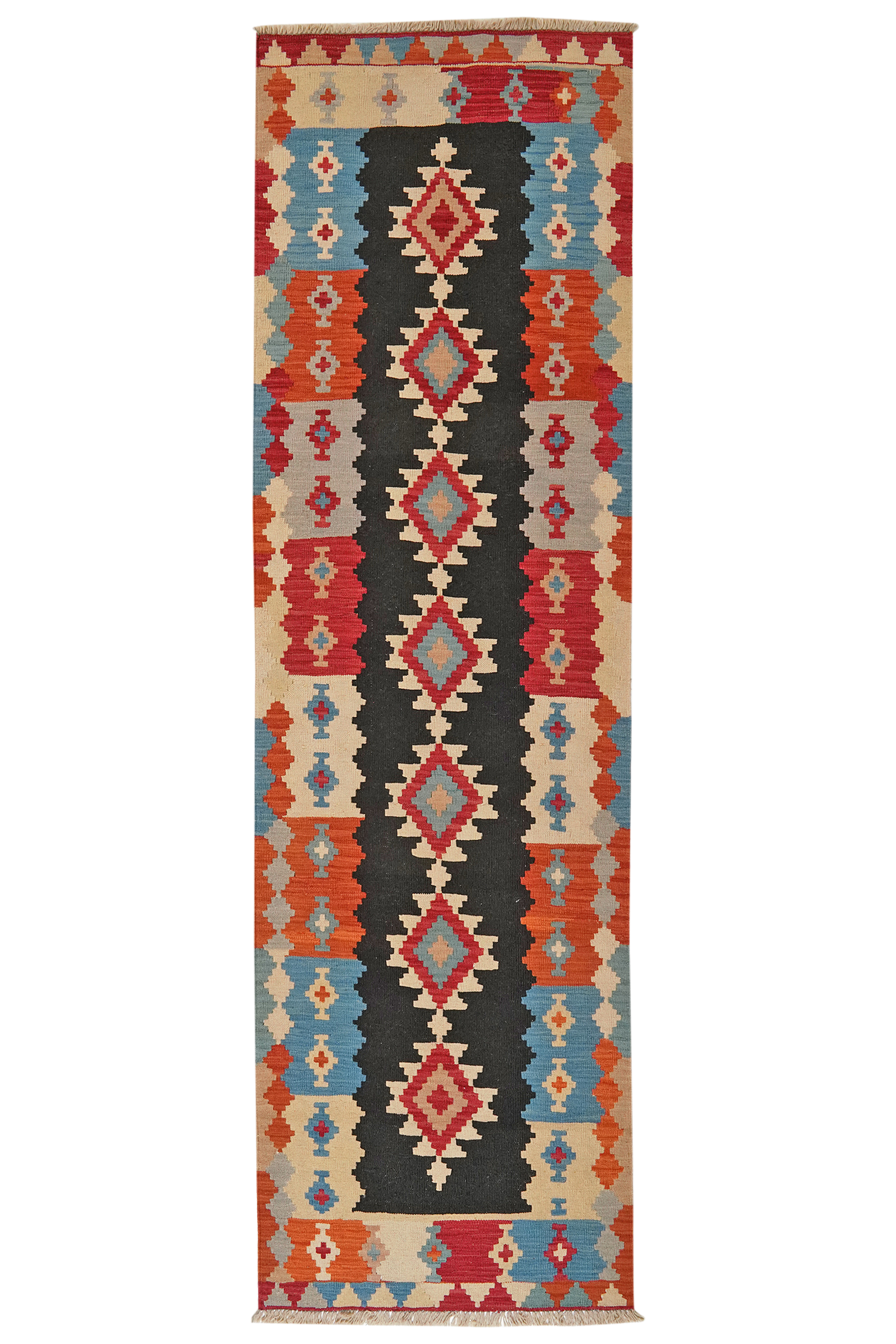 Kilim Gashgai Teppich Mehrfarbig