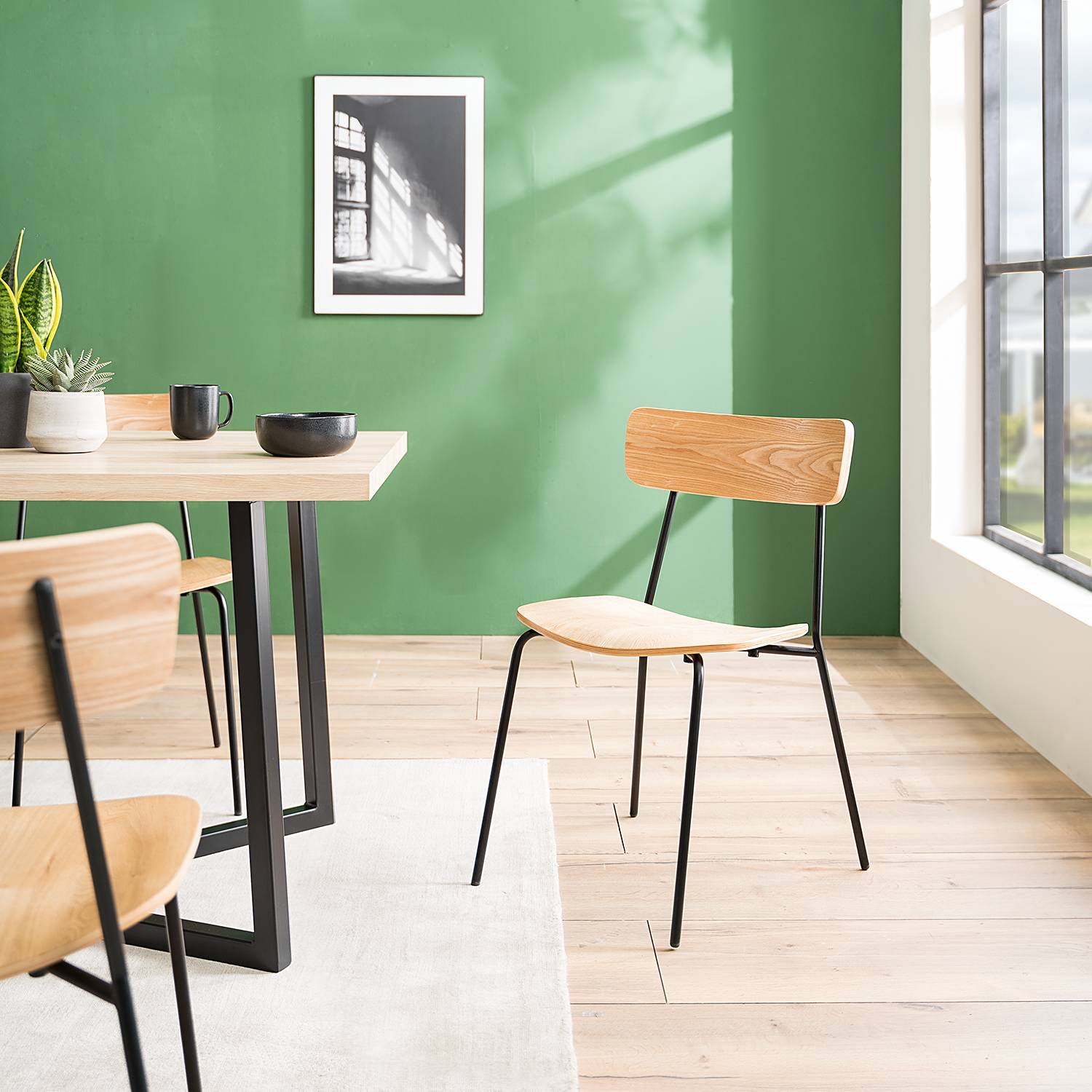 2x Esszimmerstuhl Harvi Braun