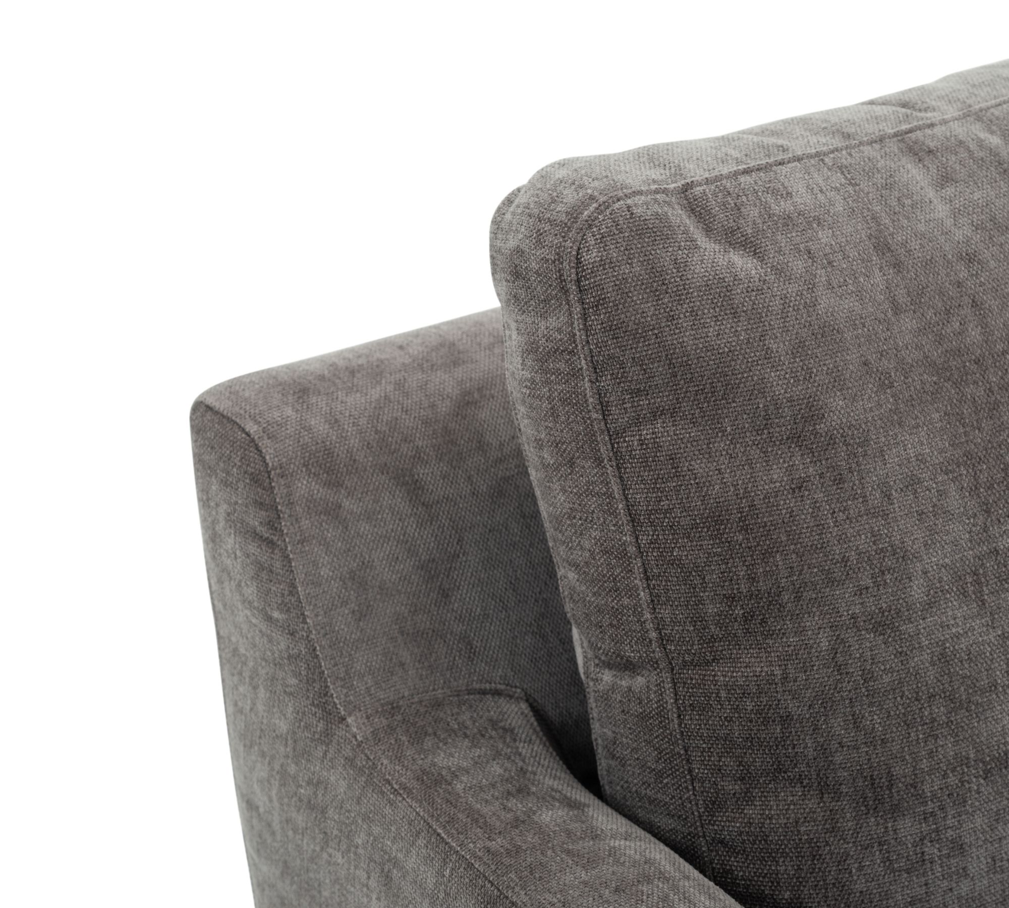 Astha Sofa 3-Sitzer Récamiere Rechts Danny Steel Grey