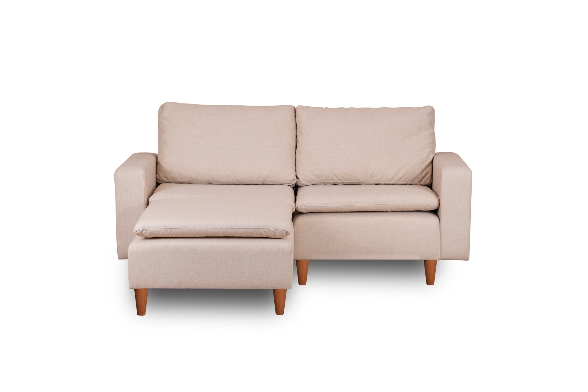 Lungo Mini Ecksofa Creme