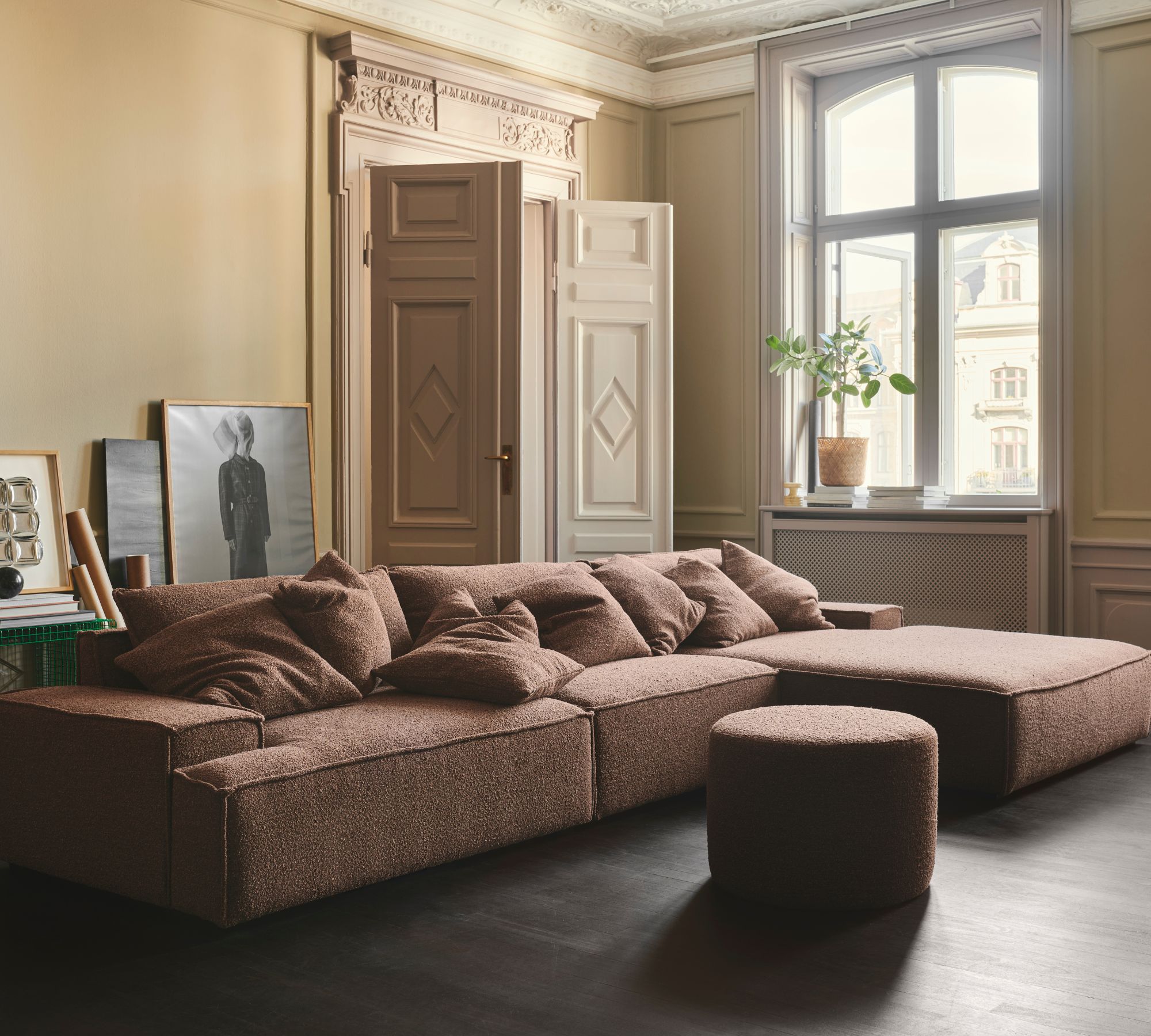 Daphne 1-Seater Module Pebble Rust