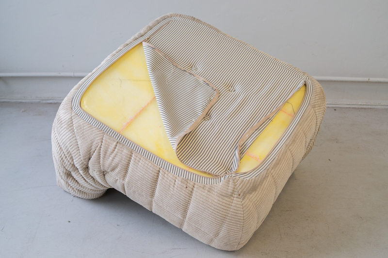 Togo Corner Sofa Cord Beige