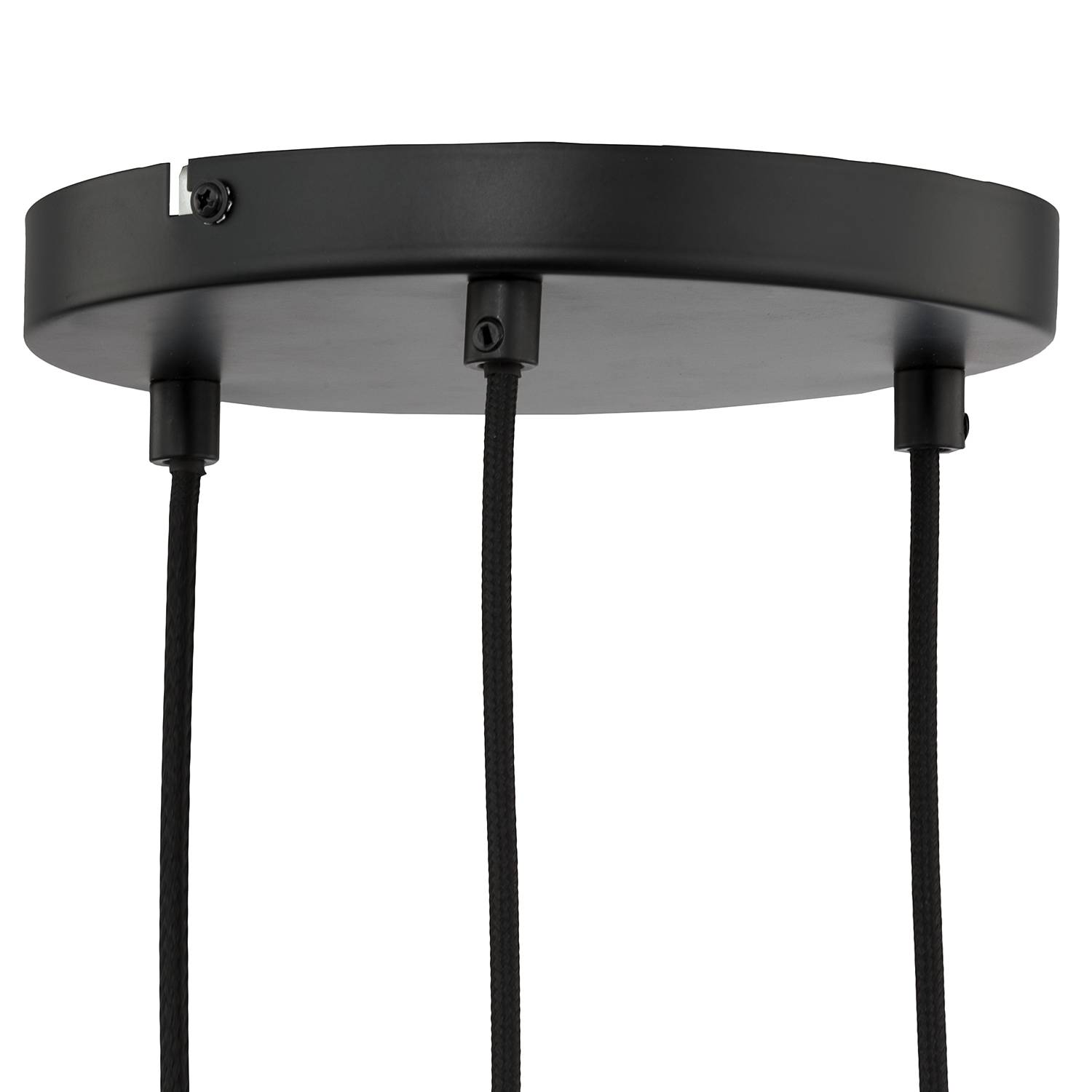 3-light pendant lamp Kolind metal opal glass