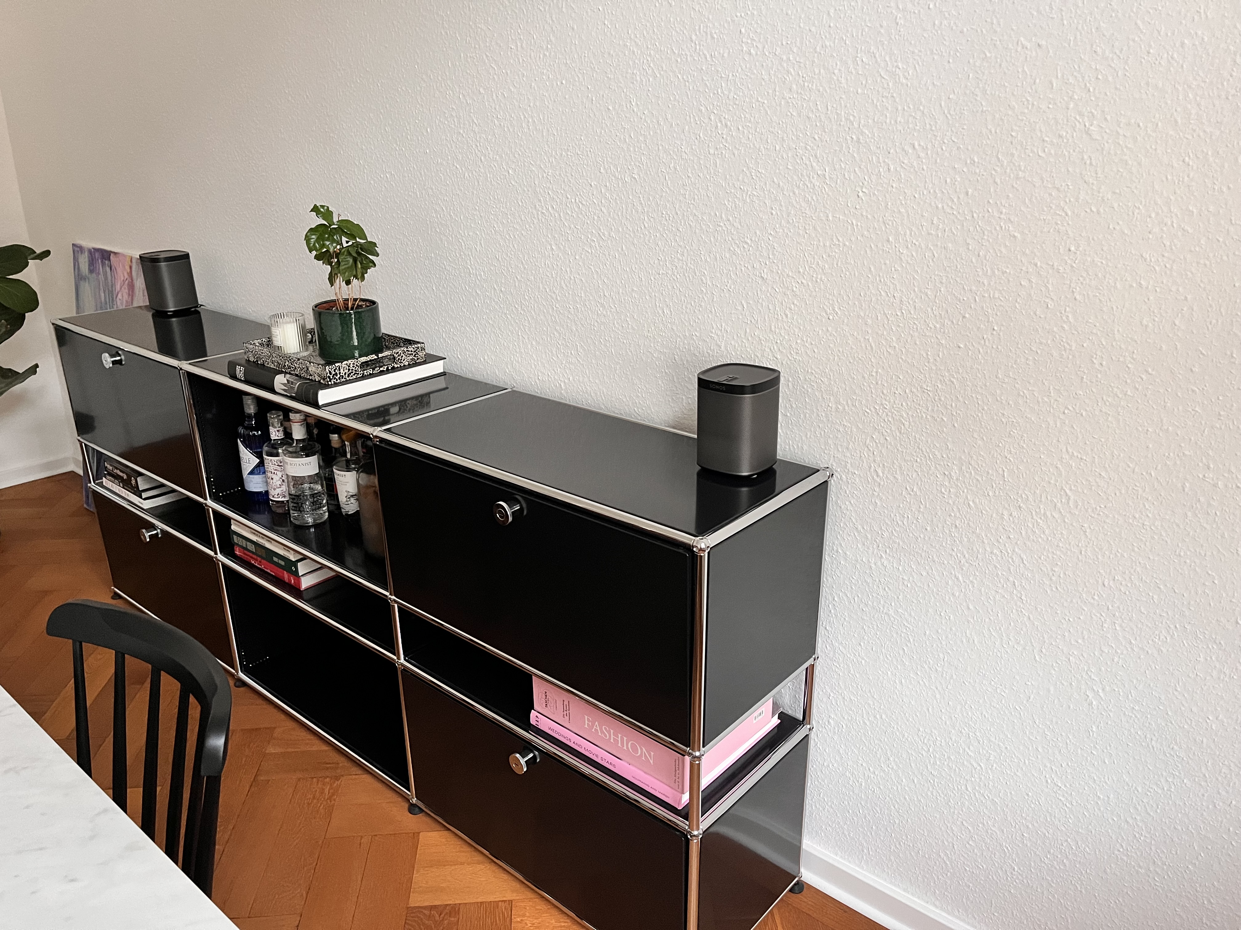 USM Haller Sideboard Metall Schwarz