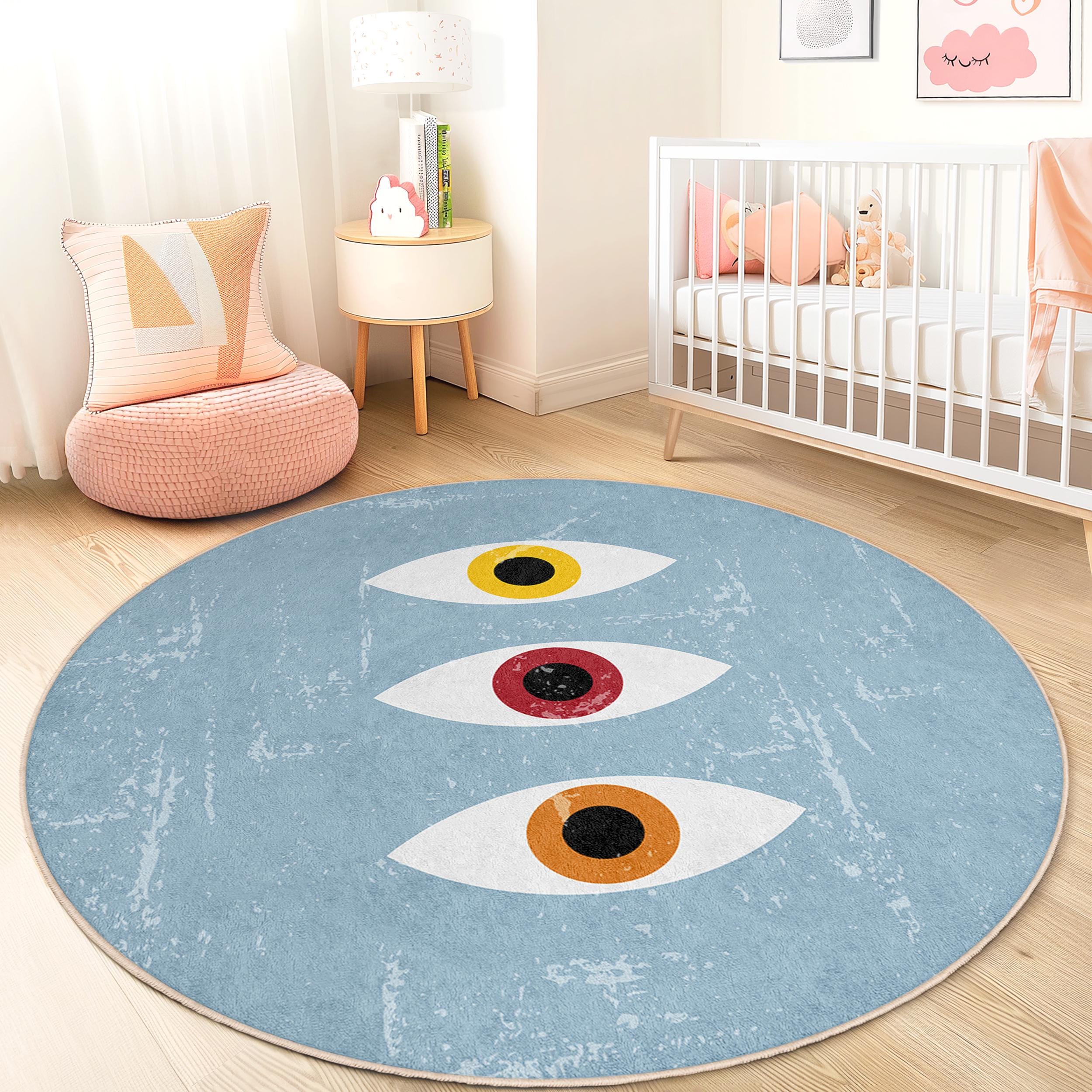 Kinderteppich Mehrfarbig Ø120cm