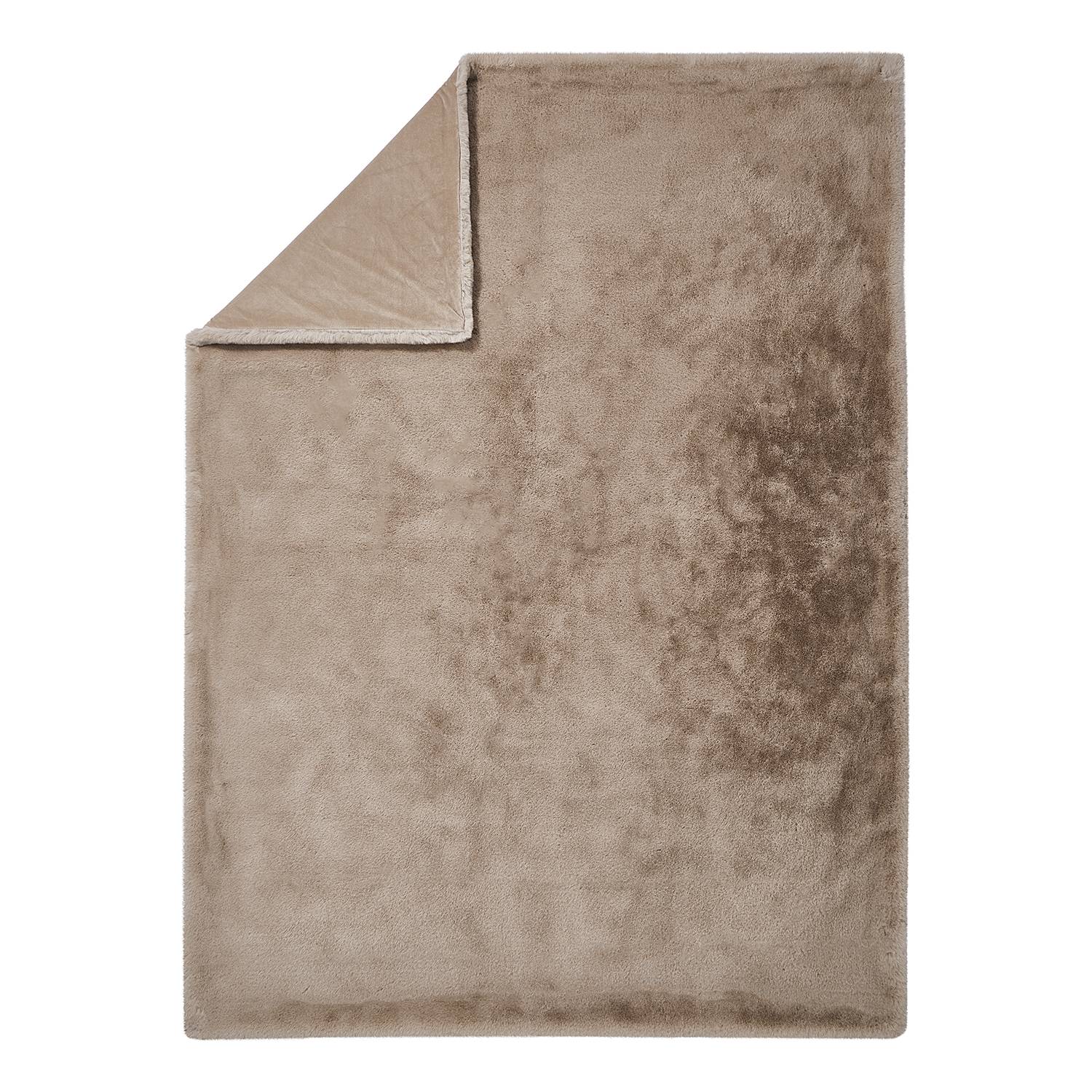 WILD THING Felldecke Polyester Taupe