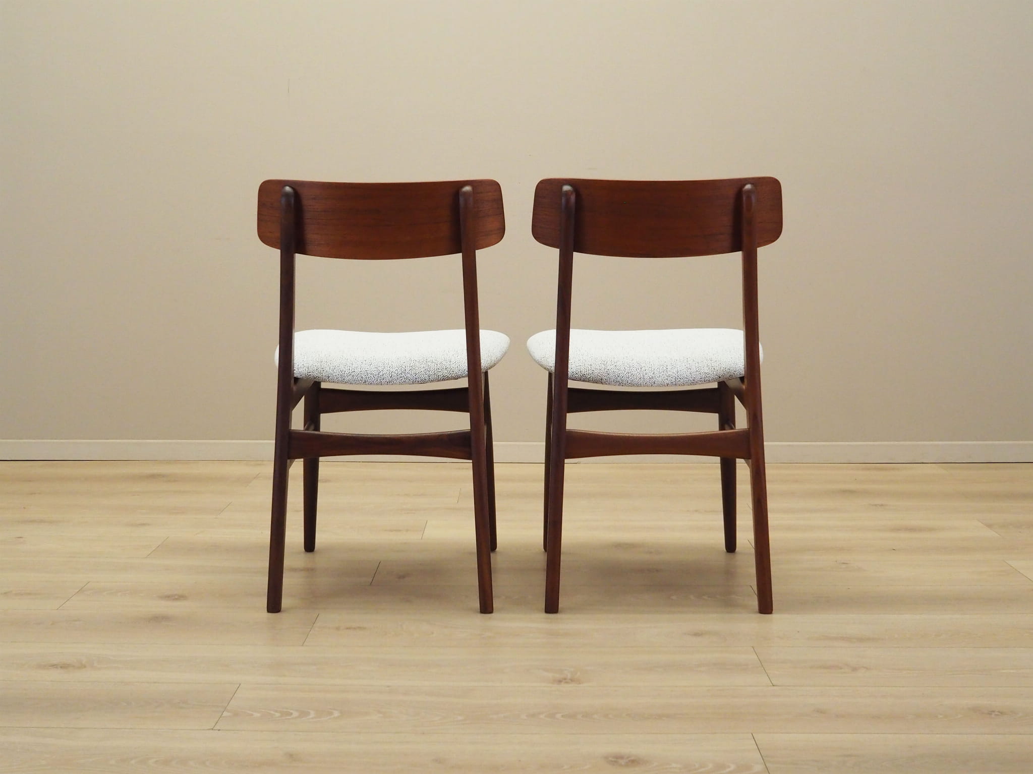 2x Esszimmerstuhl Teakholz 1970er Jahre