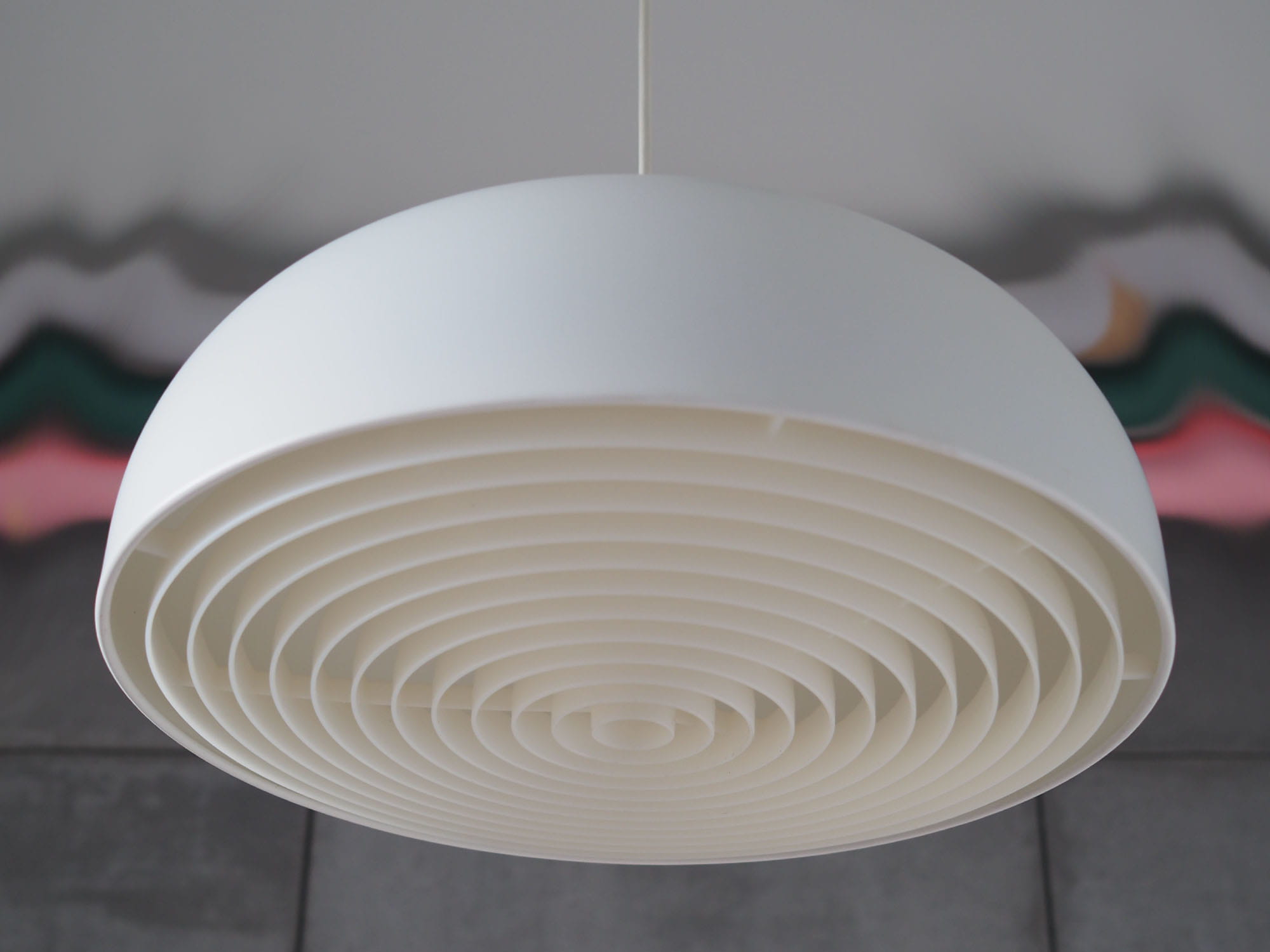 Pendant lamp Metal Plastic White