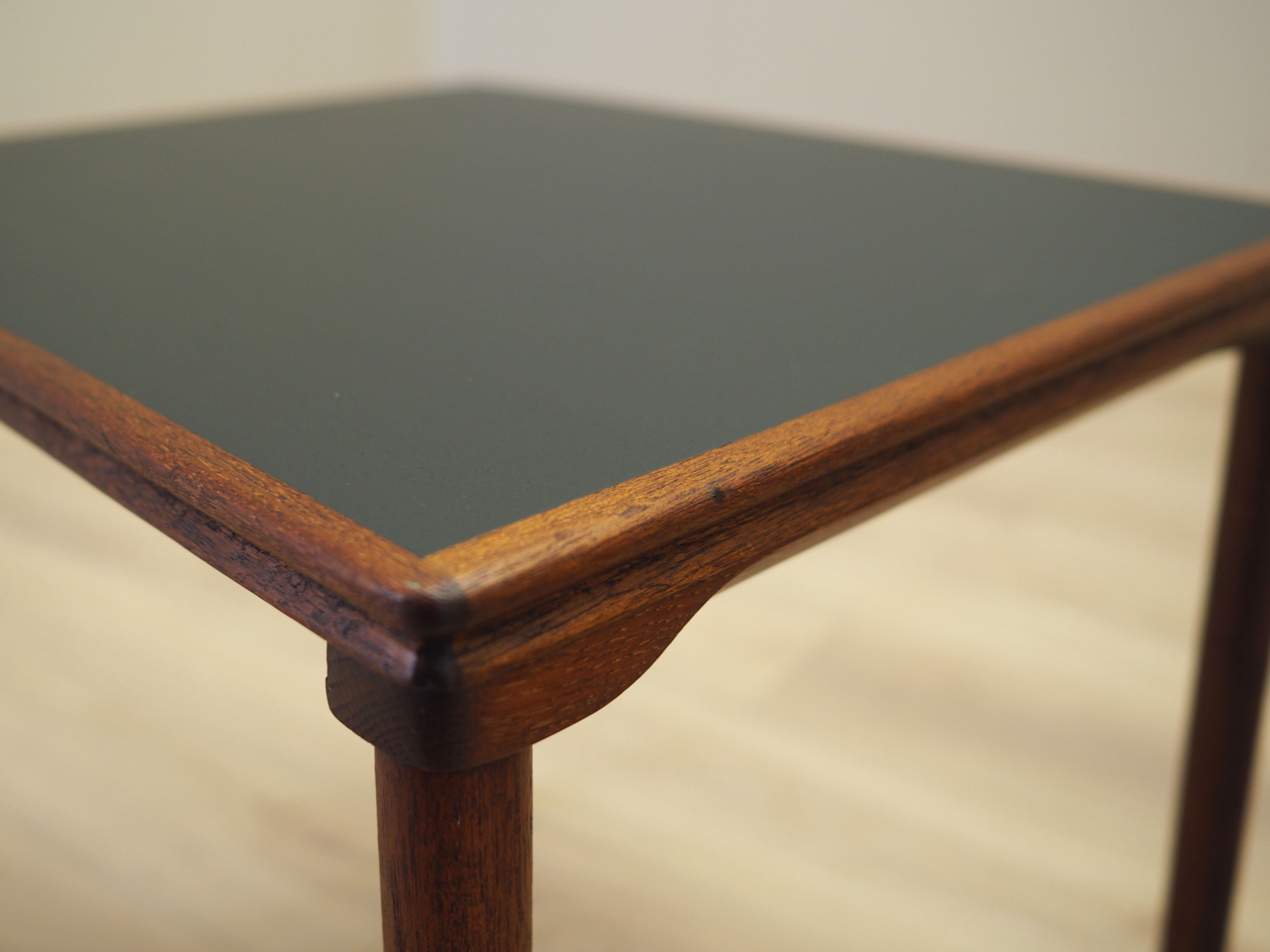 2x Side table Teak wood 1970s
