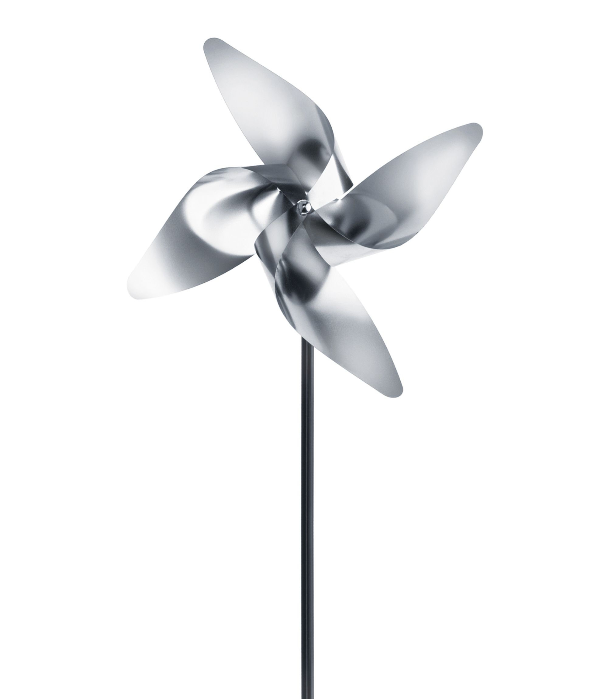 Viento Windrad Metall Silber
