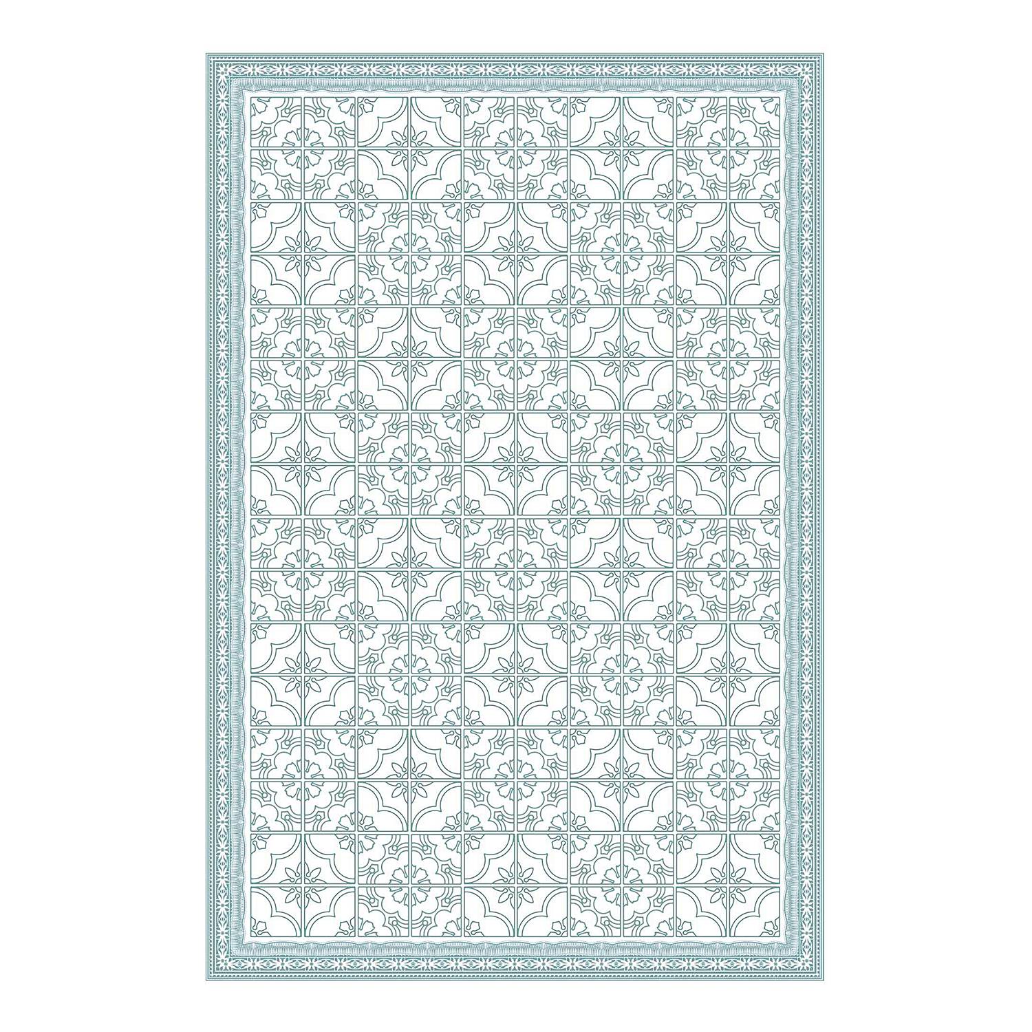 Carpet Green Patterned 120 x 180 cm