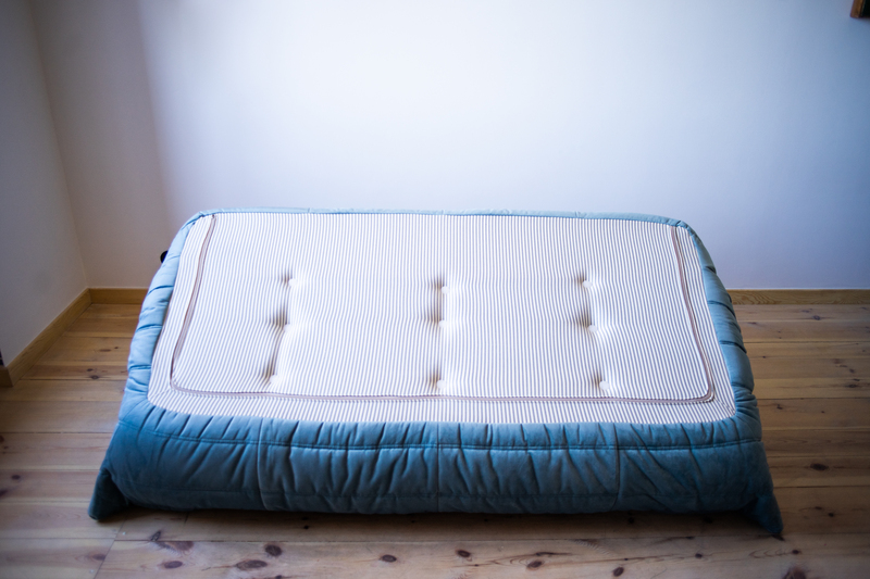 Togo Sofa 3-seater Velvet Azure Blue