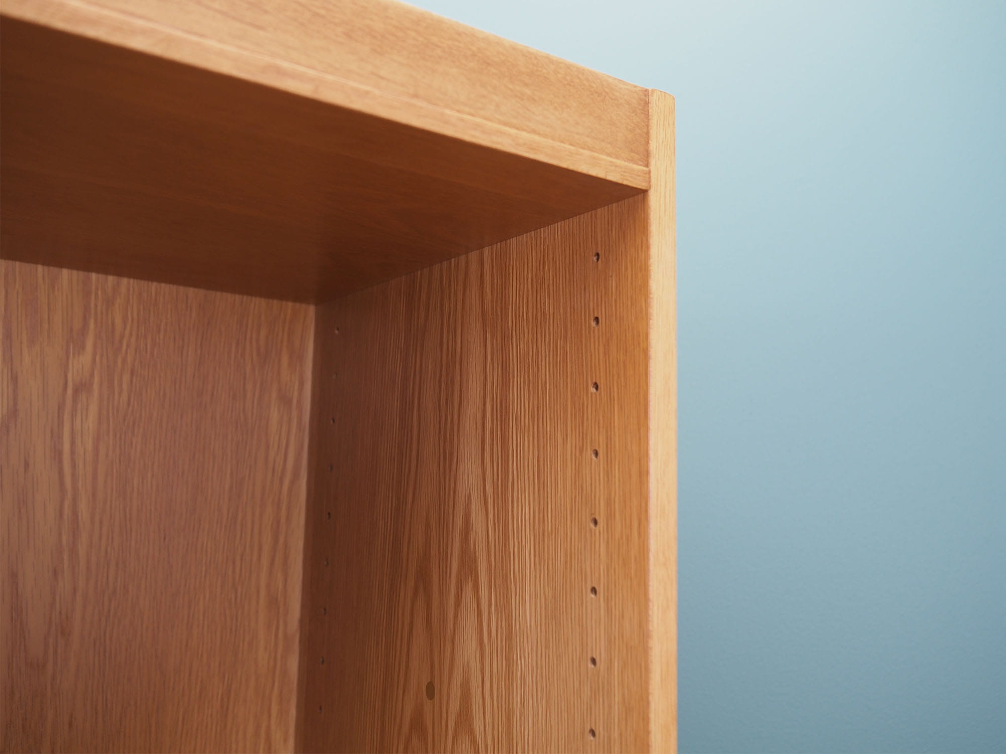 Vintage Bookshelf Wood Beige 1970s