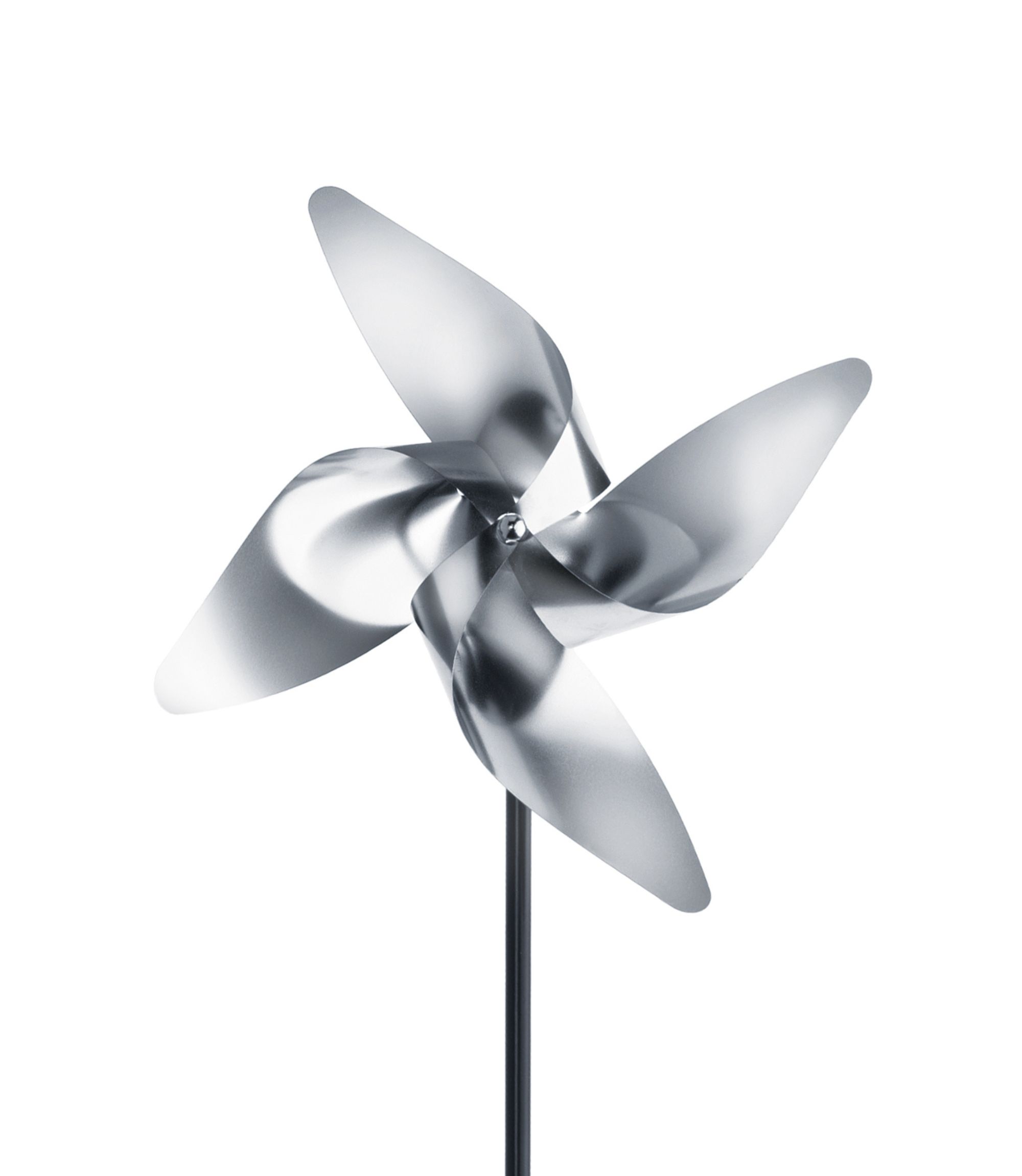 Viento Windrad Metall Silber