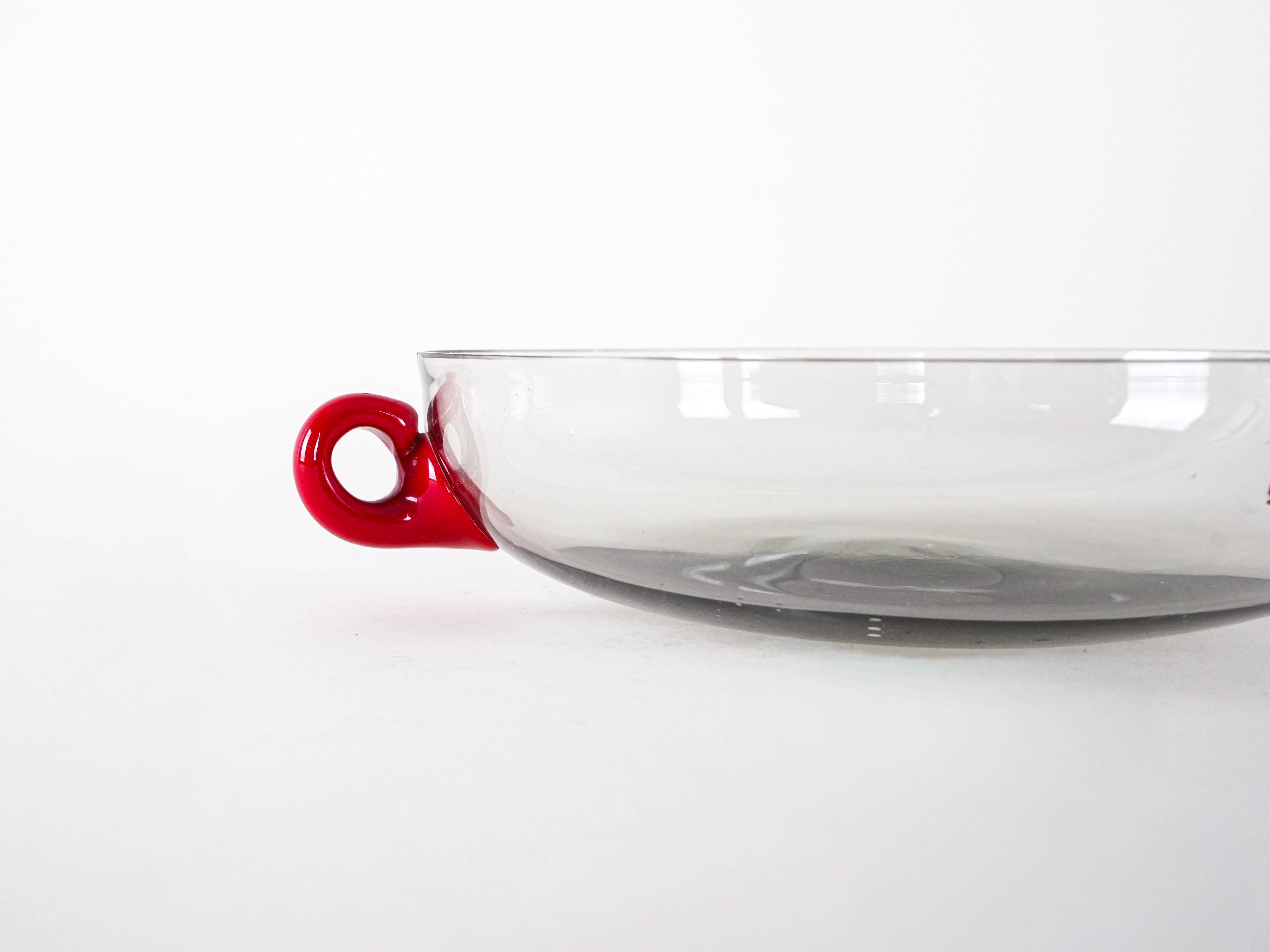 Glasschale Transparent 1970er Jahre