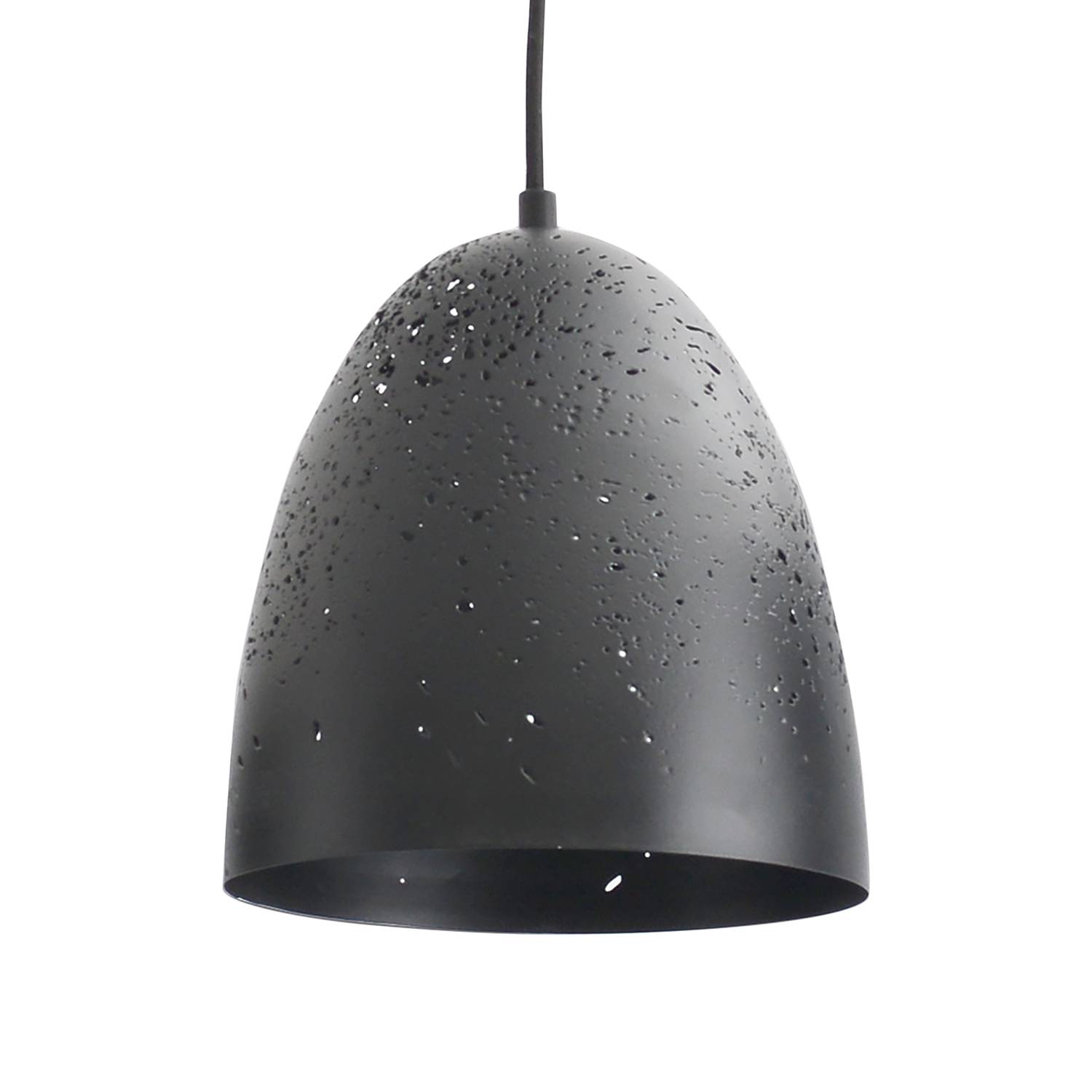 Pendant lamp Agra Stainless steel Black