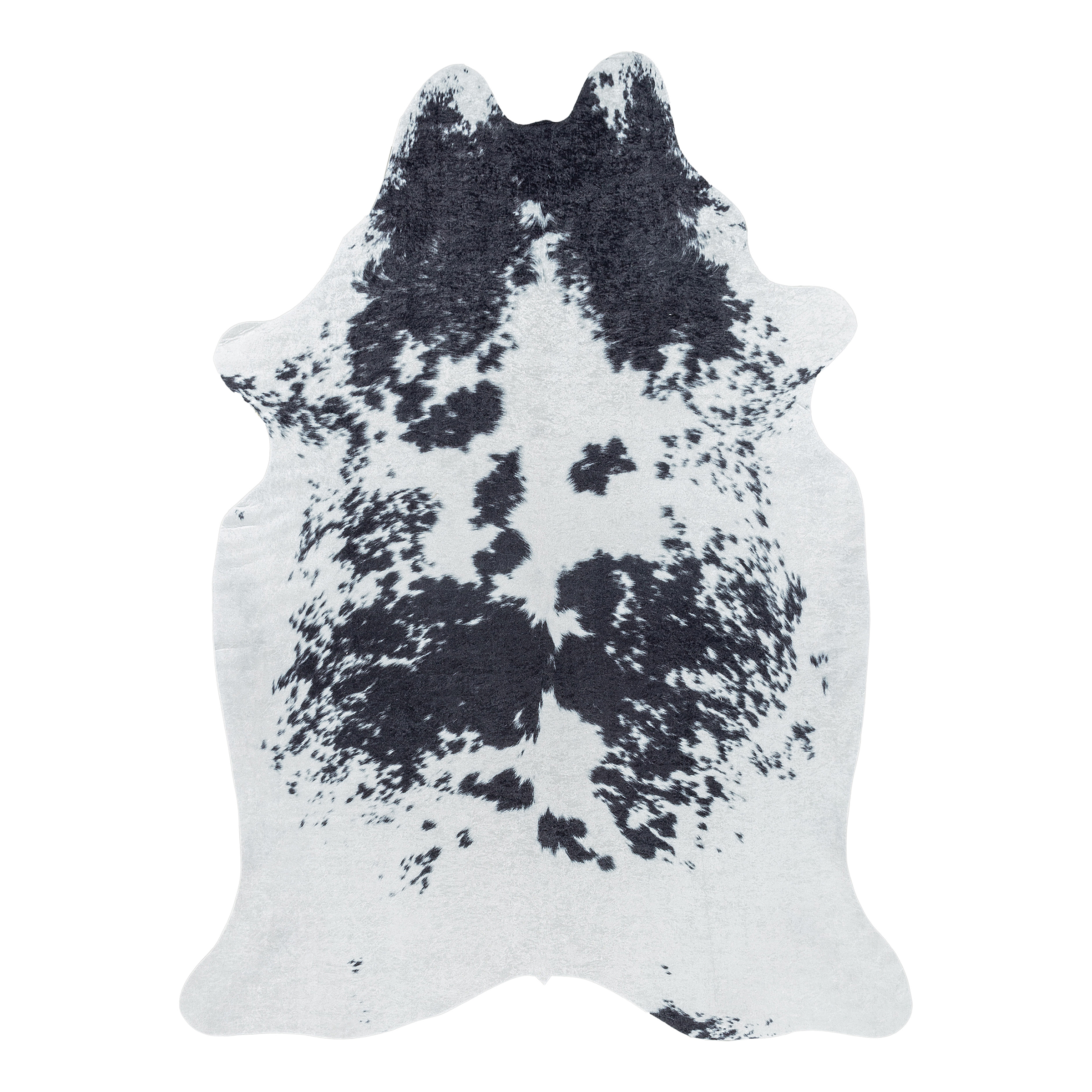 Skin Rug Etosha TypeD Black White 100x135cm