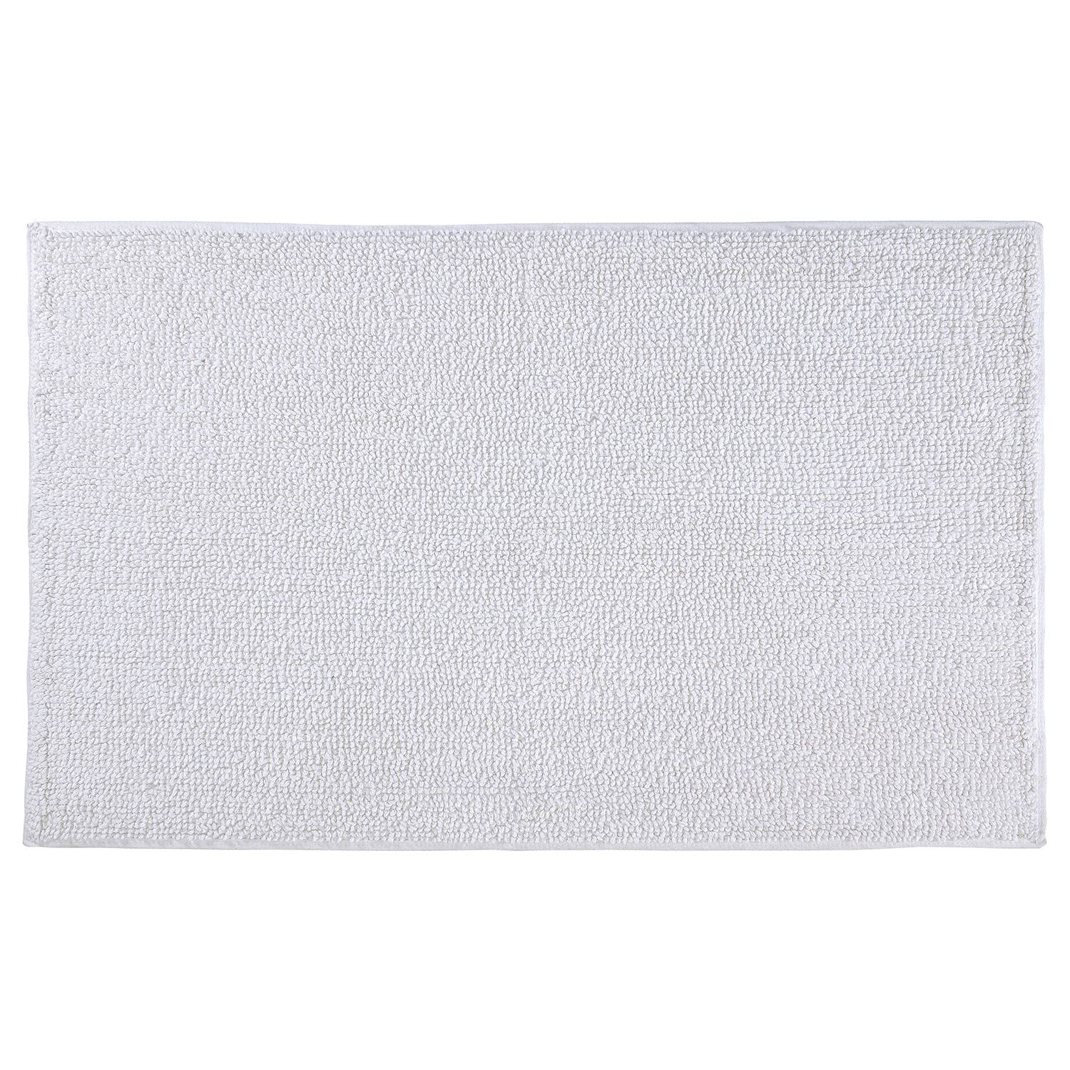 Bath mat Chrissy Cotton White 60 x 100 cm
