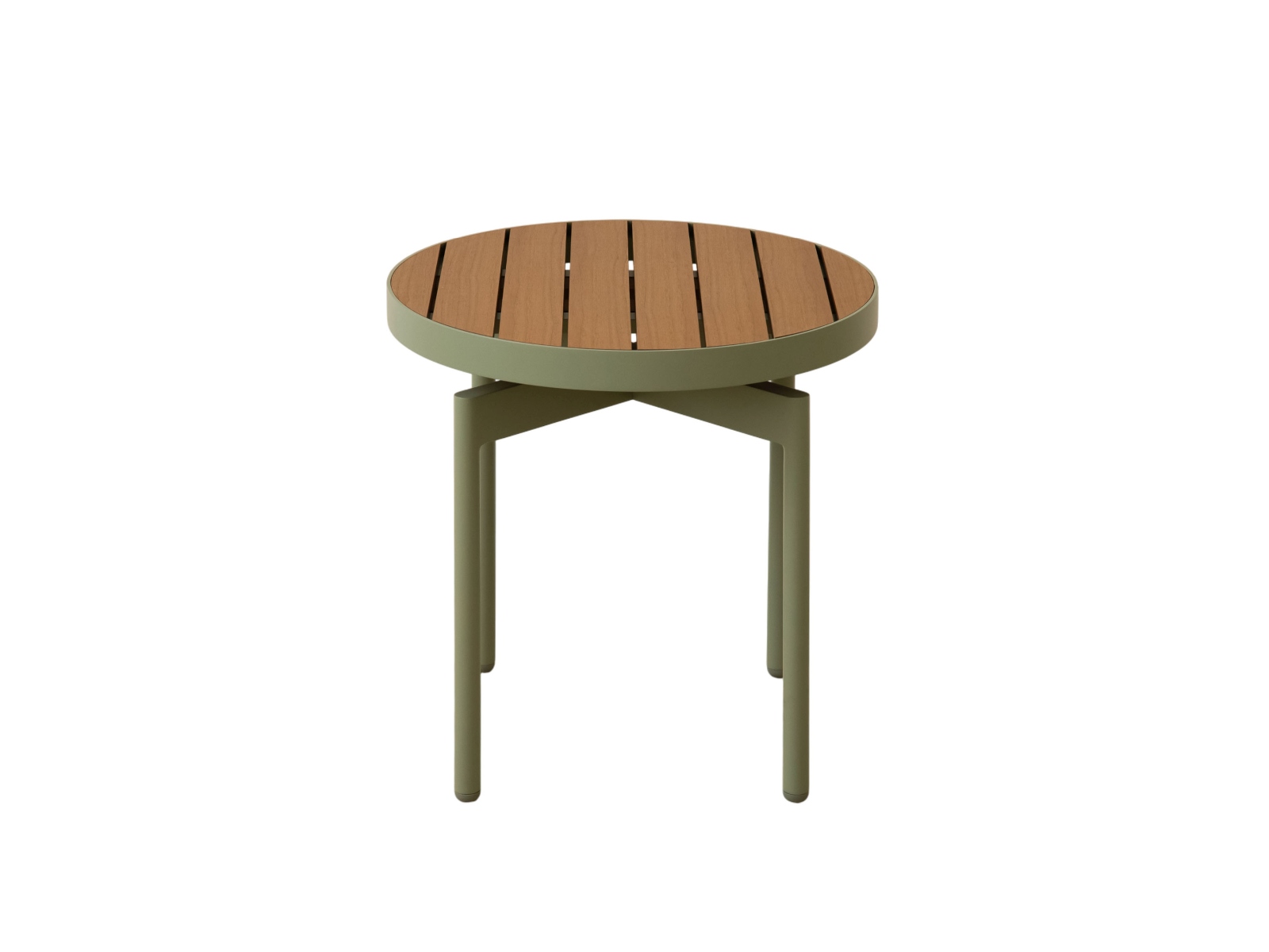 Pada Gartentisch Kunststoff Braun 48x48 cm