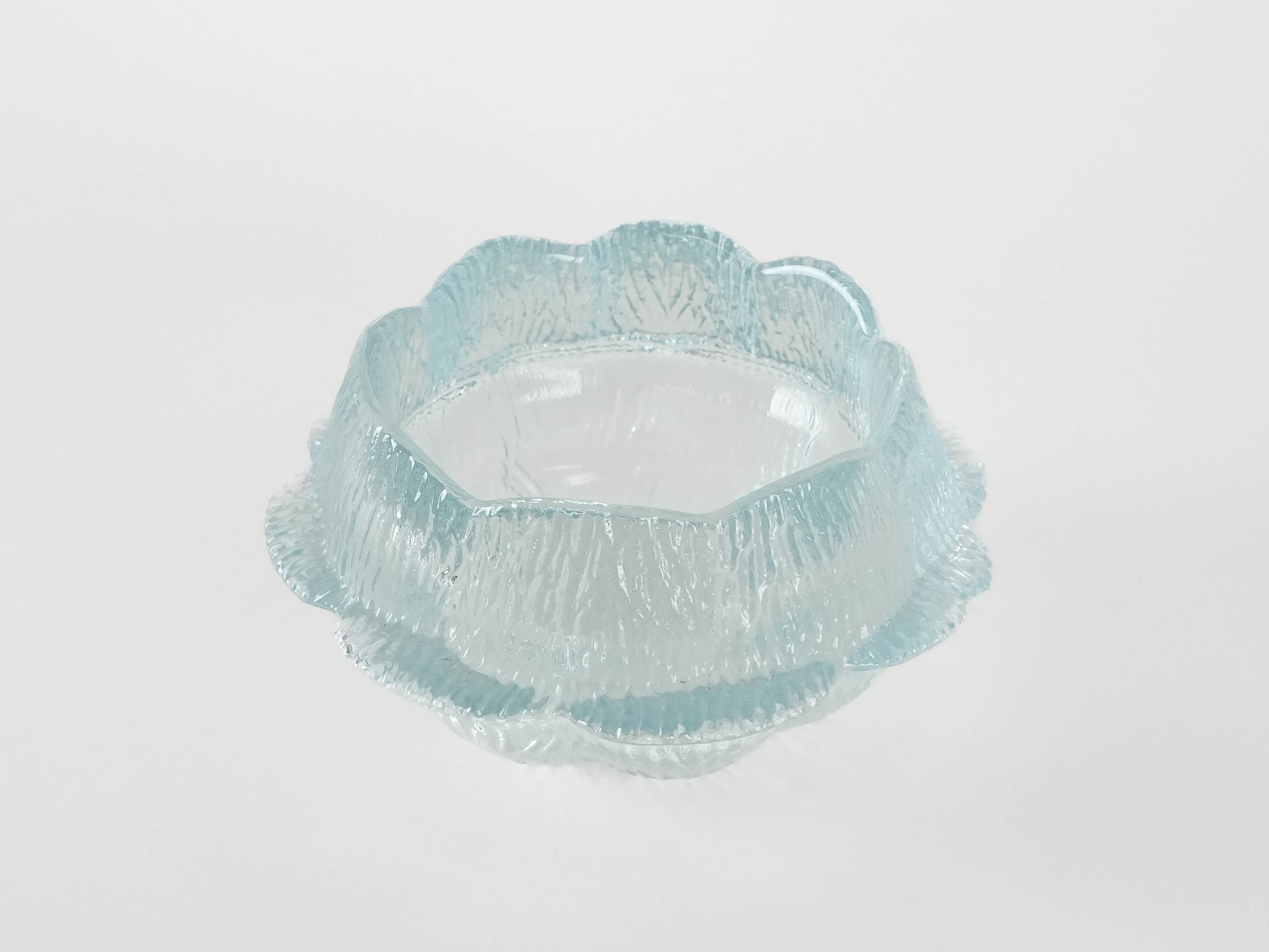 Glasschale Transparent 1980er Jahre