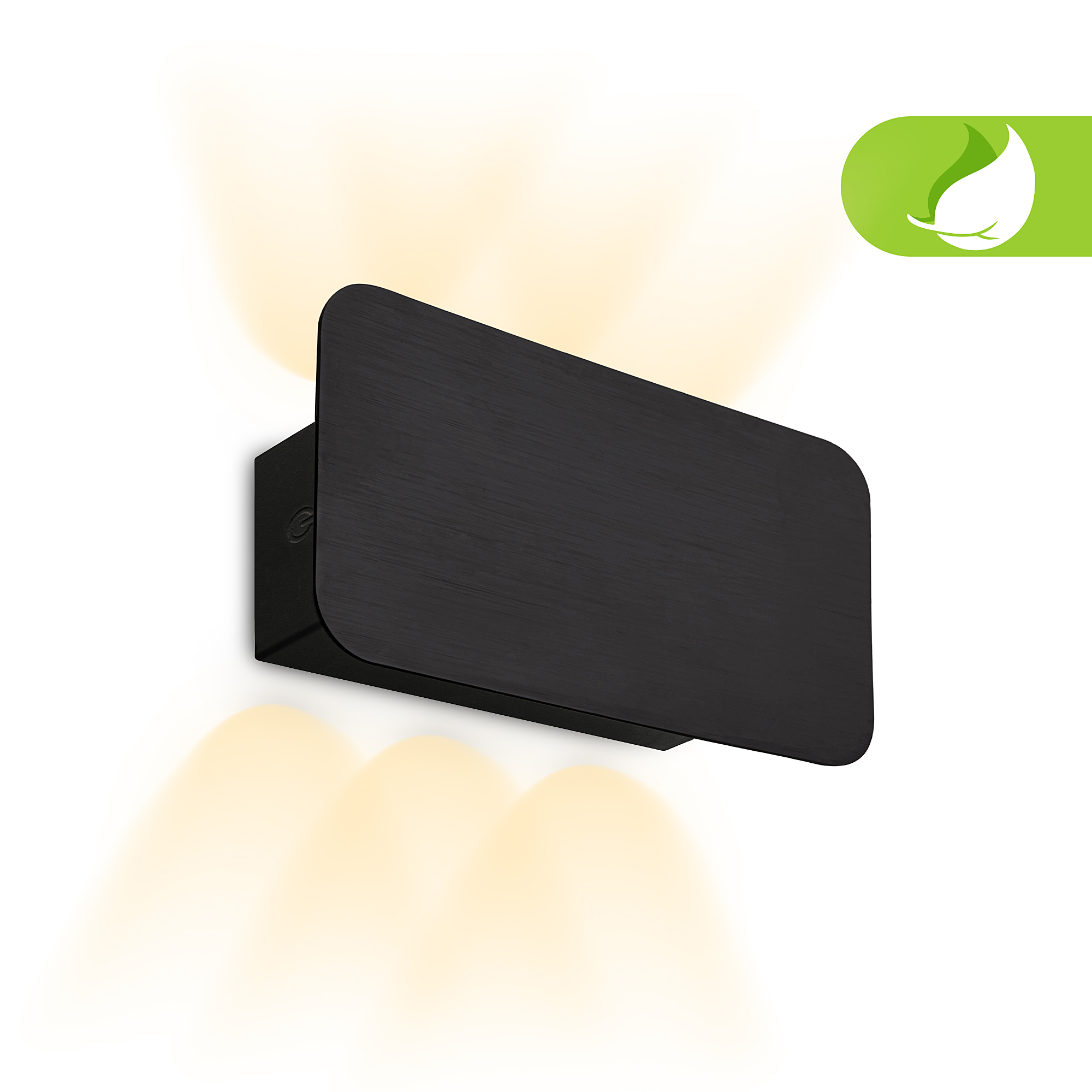 LED Akku Wandleuchte Meluna Schwarz