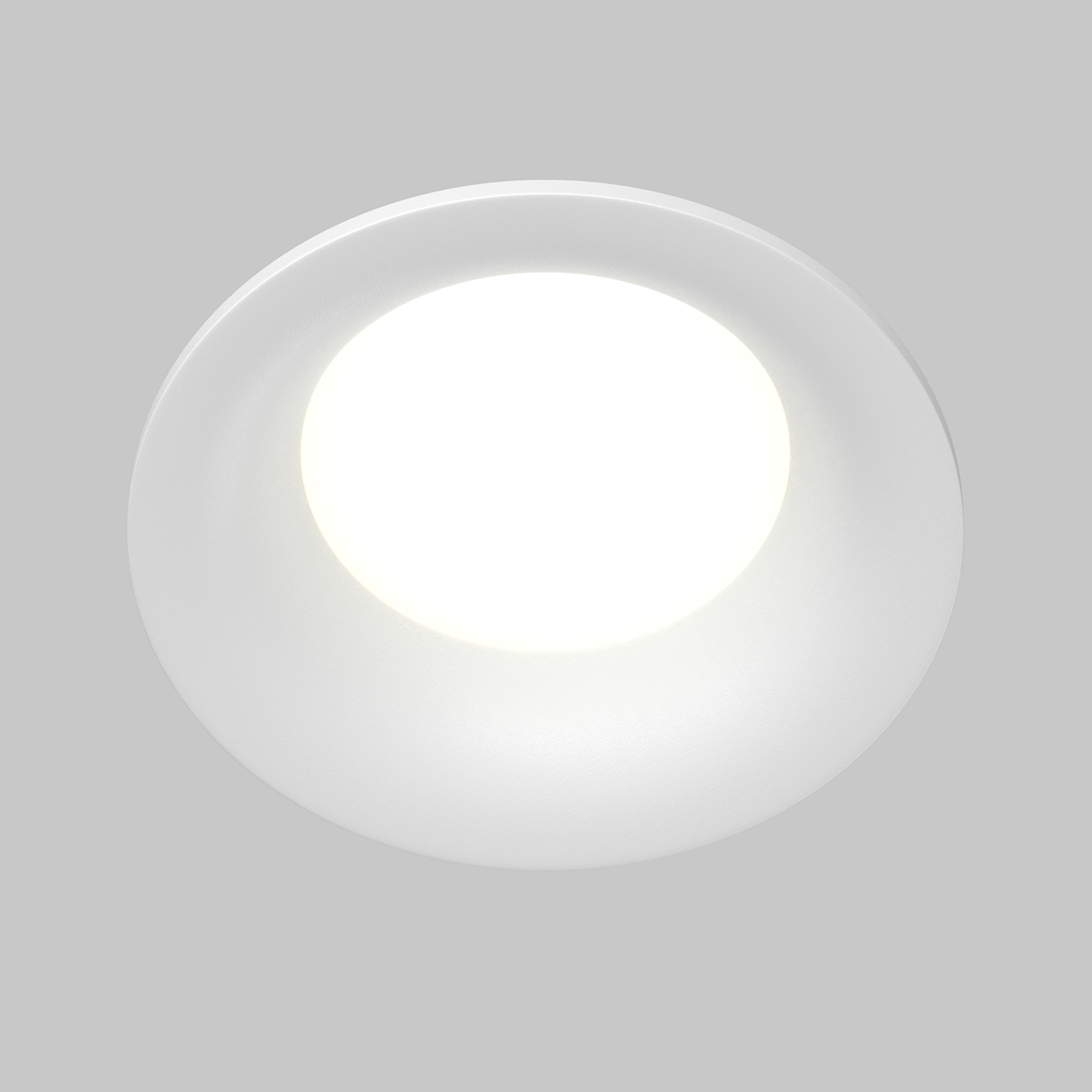 Slim Typ B Einbauleuchte Aluminium Weiß