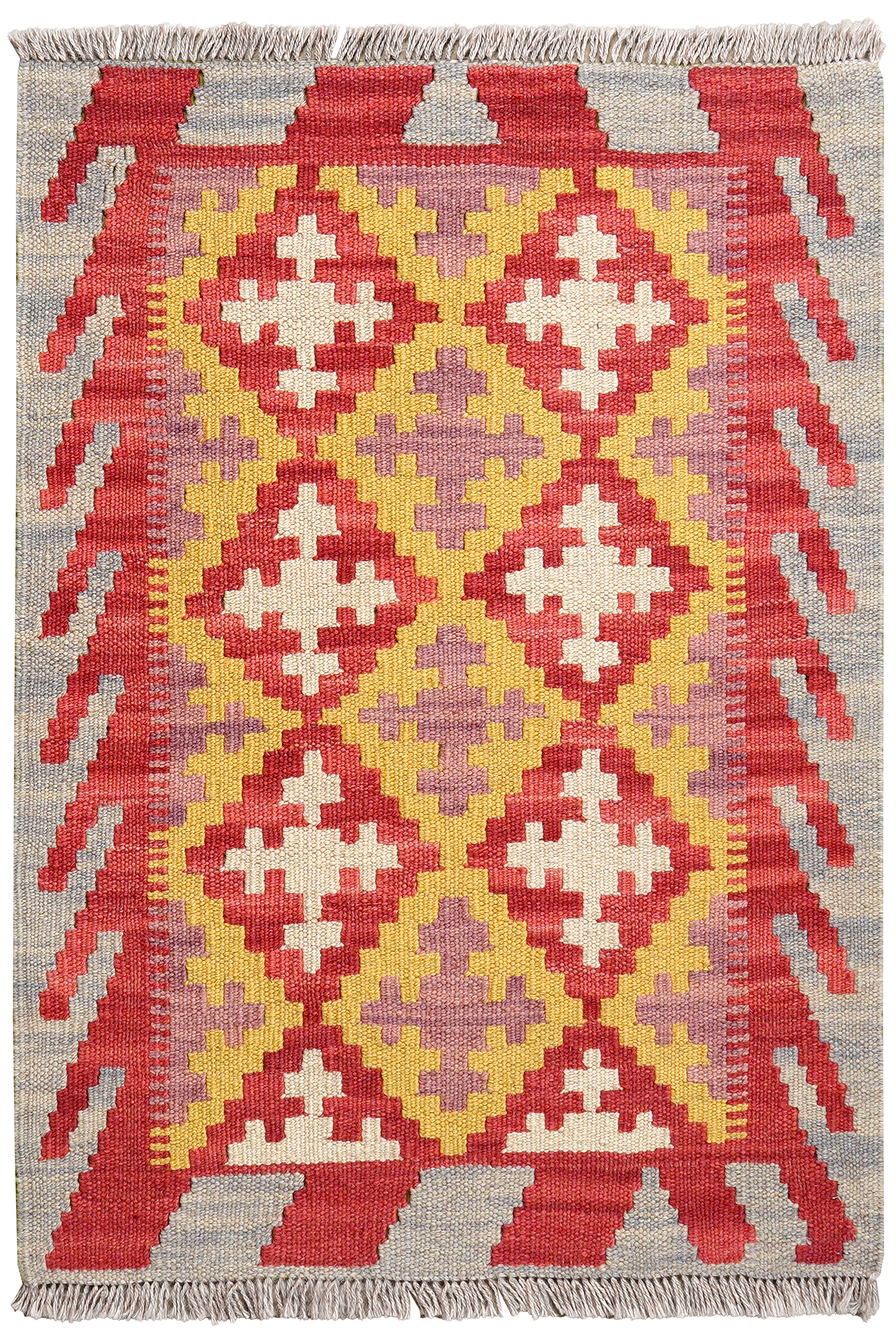 Kilim Gashgai Teppich Mehrfarbig
