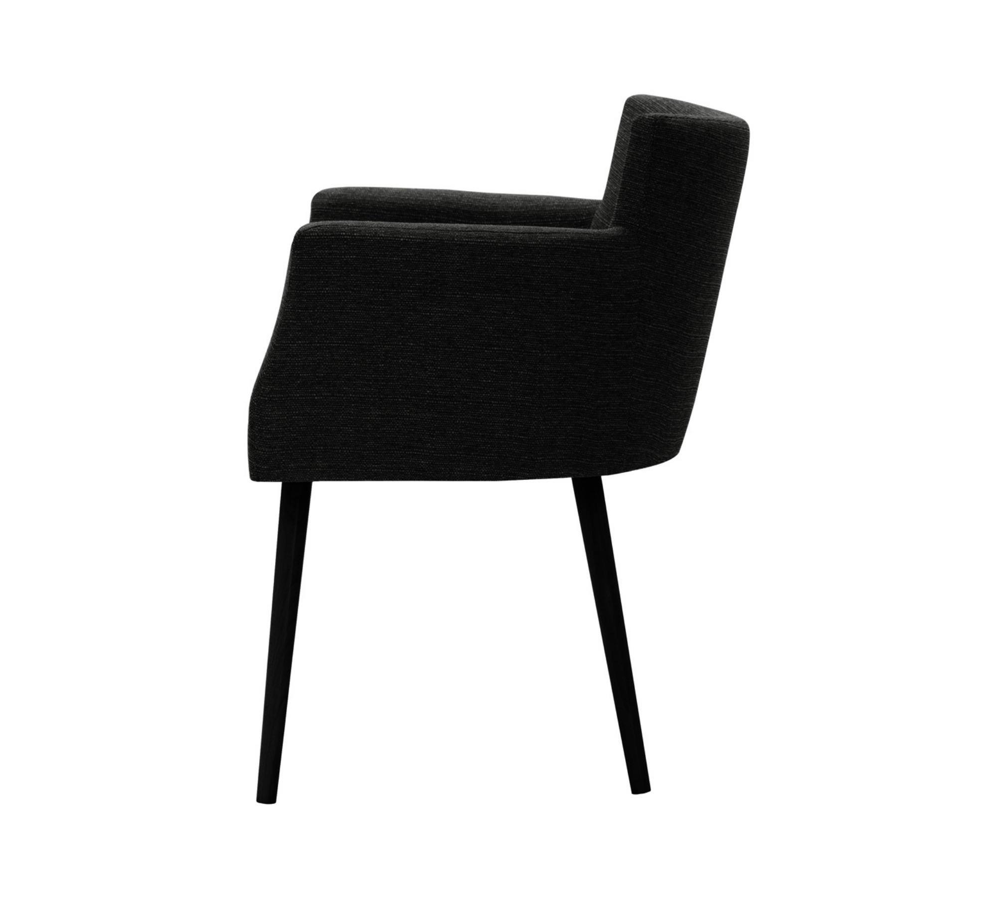 2x Armlehnstuhl Billie Schwarz