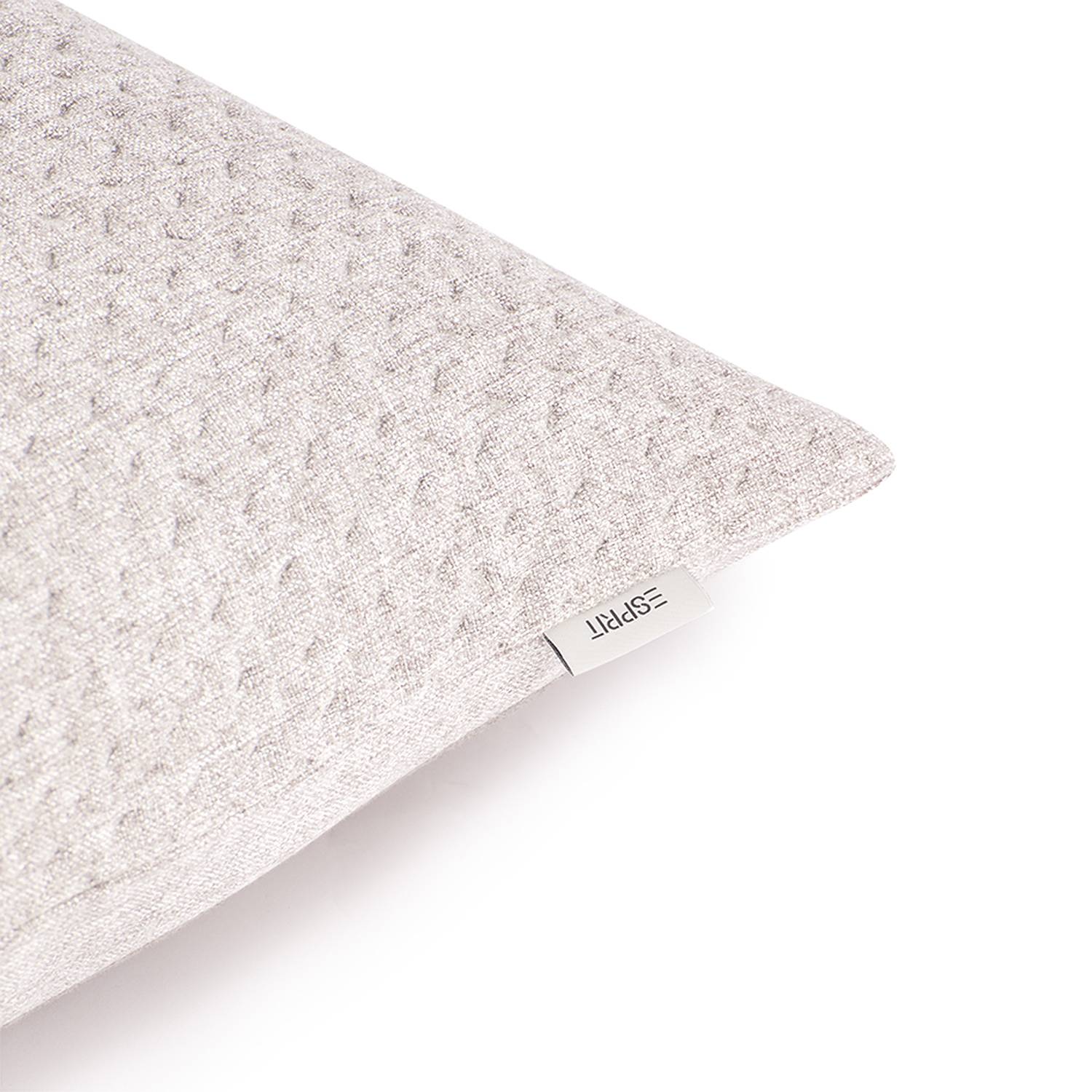 Harp Structure Kissenbezug Polyester Creme 60 x 60 cm