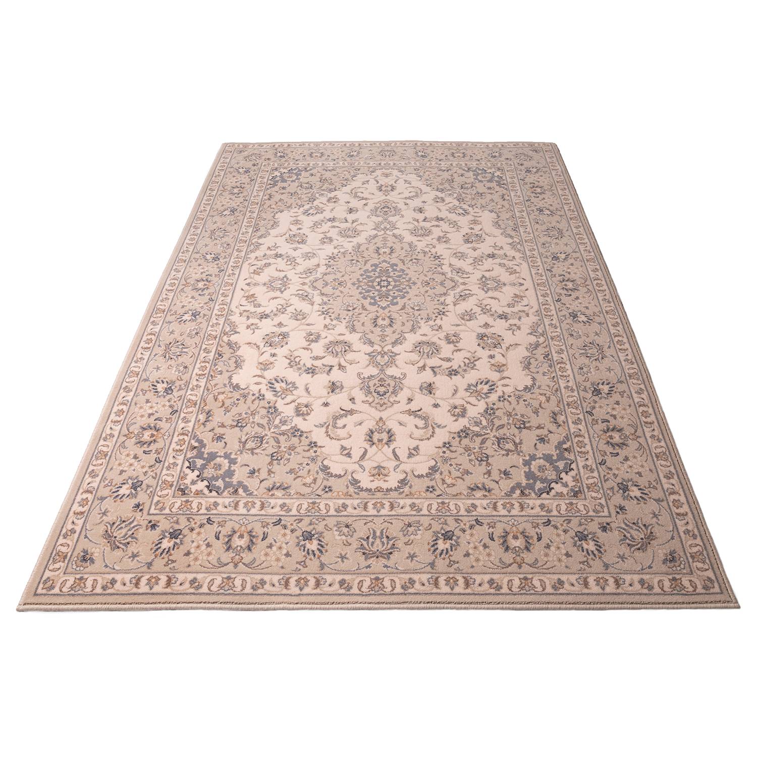 Floresti 7335 Teppich Schurwolle Creme 80 x 150 cm